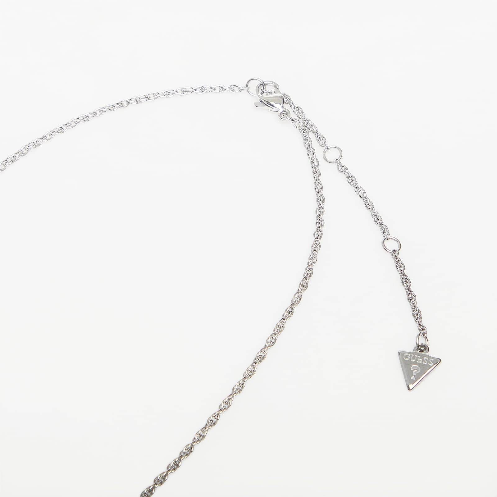 Halskjede GUESS L.O.V.E. Rhodium