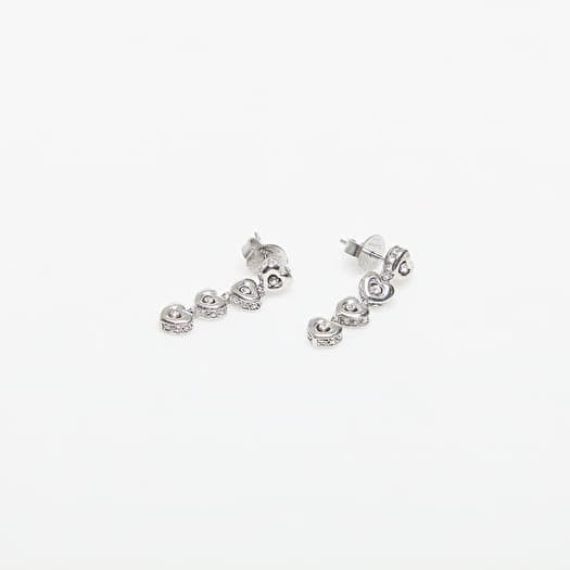 Σκουλαρίκια GUESS L.O.V.E. Rhodium