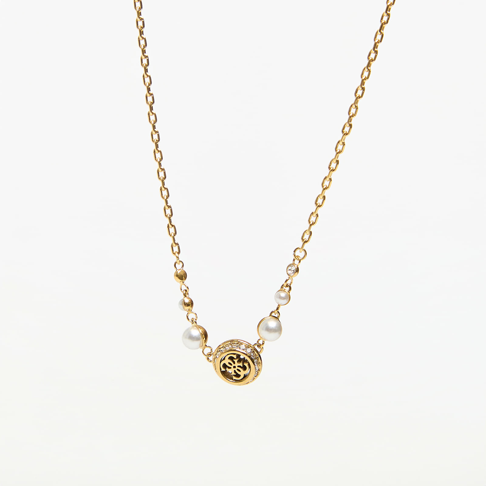 Nyakláncok GUESS Tiny Pearly Yellow Gold