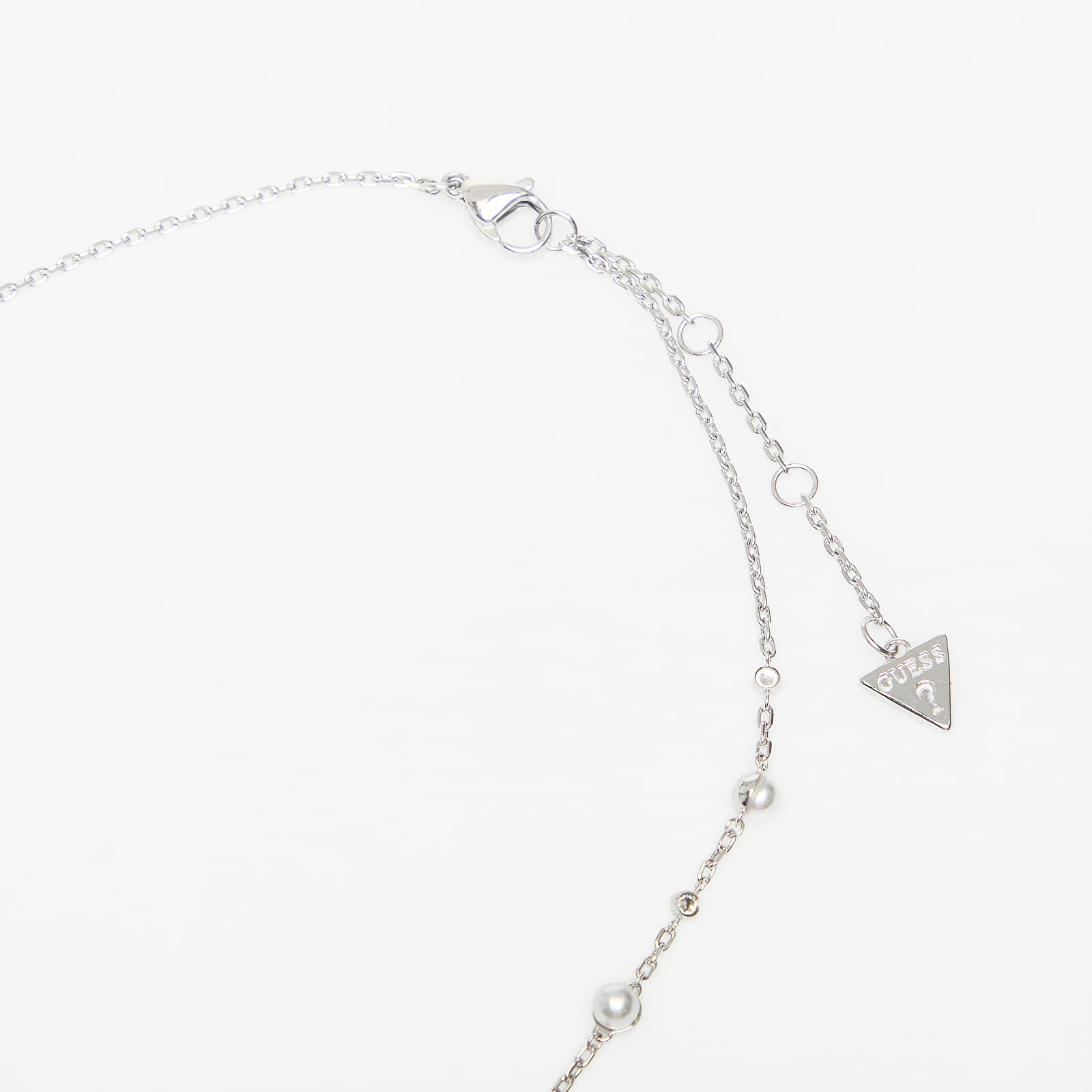 Nyakláncok GUESS Tiny Pearly Rhodium