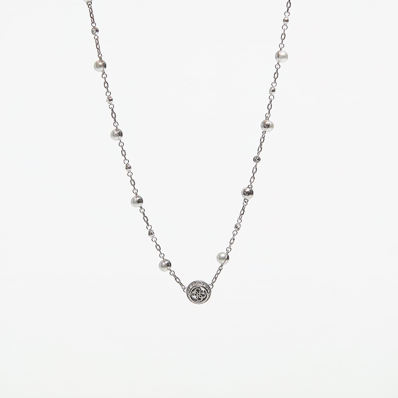 Nyakláncok GUESS Tiny Pearly Rhodium