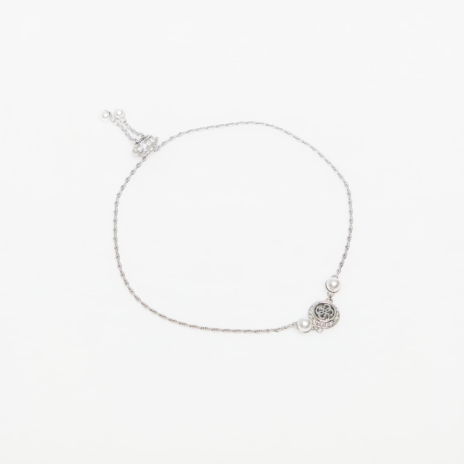 Гривна GUESS Tiny Pearly Rhodium Universal