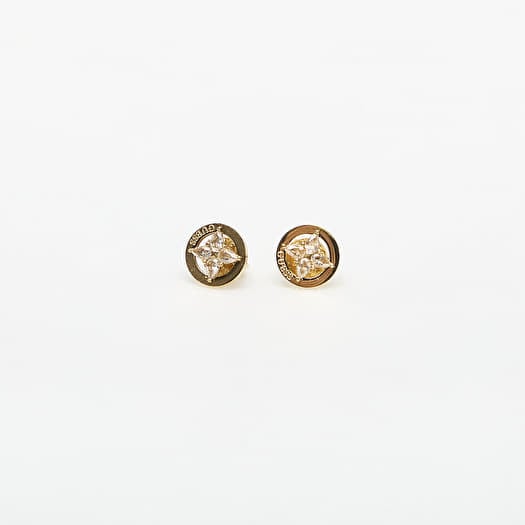 Earrings GUESS Secret Garden Yellow Gold/ White