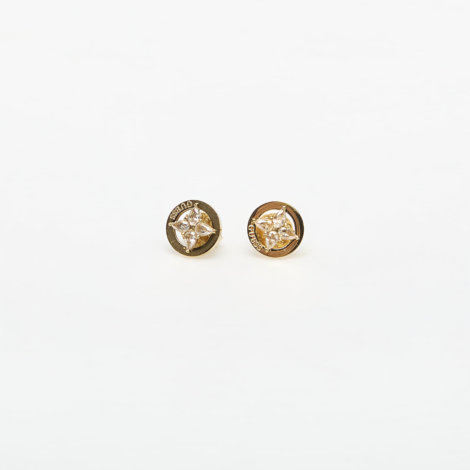 Boucles d'oreilles GUESS Secret Garden Yellow Gold/ White