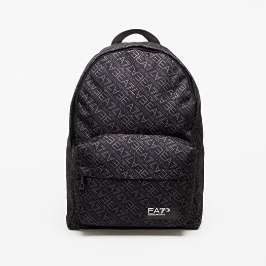 Kuprinė EA7 Emporio Armani Train Graphic Backpack Black/ Smoked Pearl