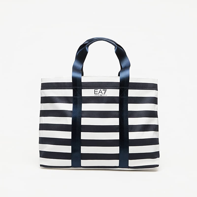 Veske EA7 Emporio Armani Train Shopping Bag Armani Blue/ White