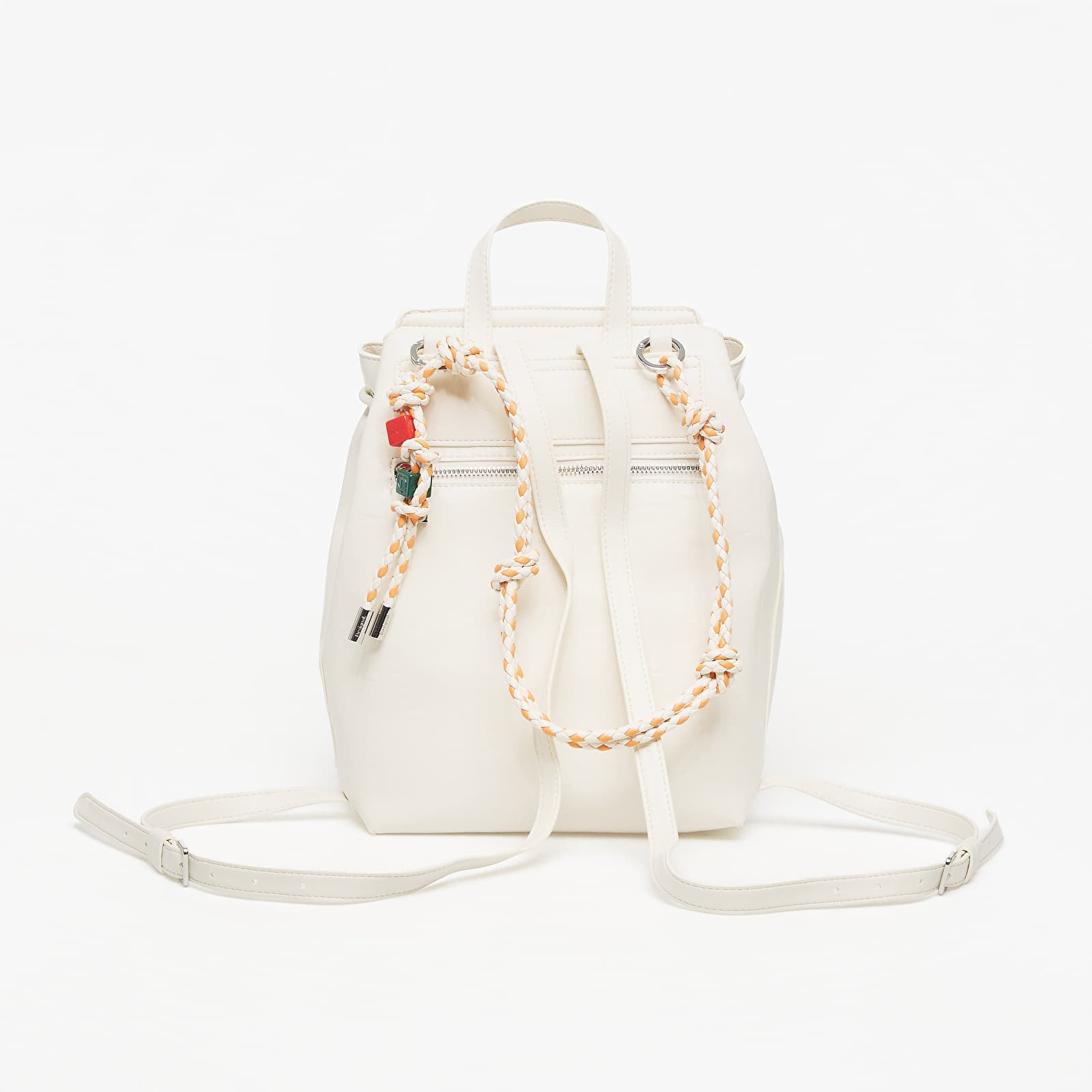 Plecaki Desigual Back Half Logo Luena Mini Ecru Backpack White