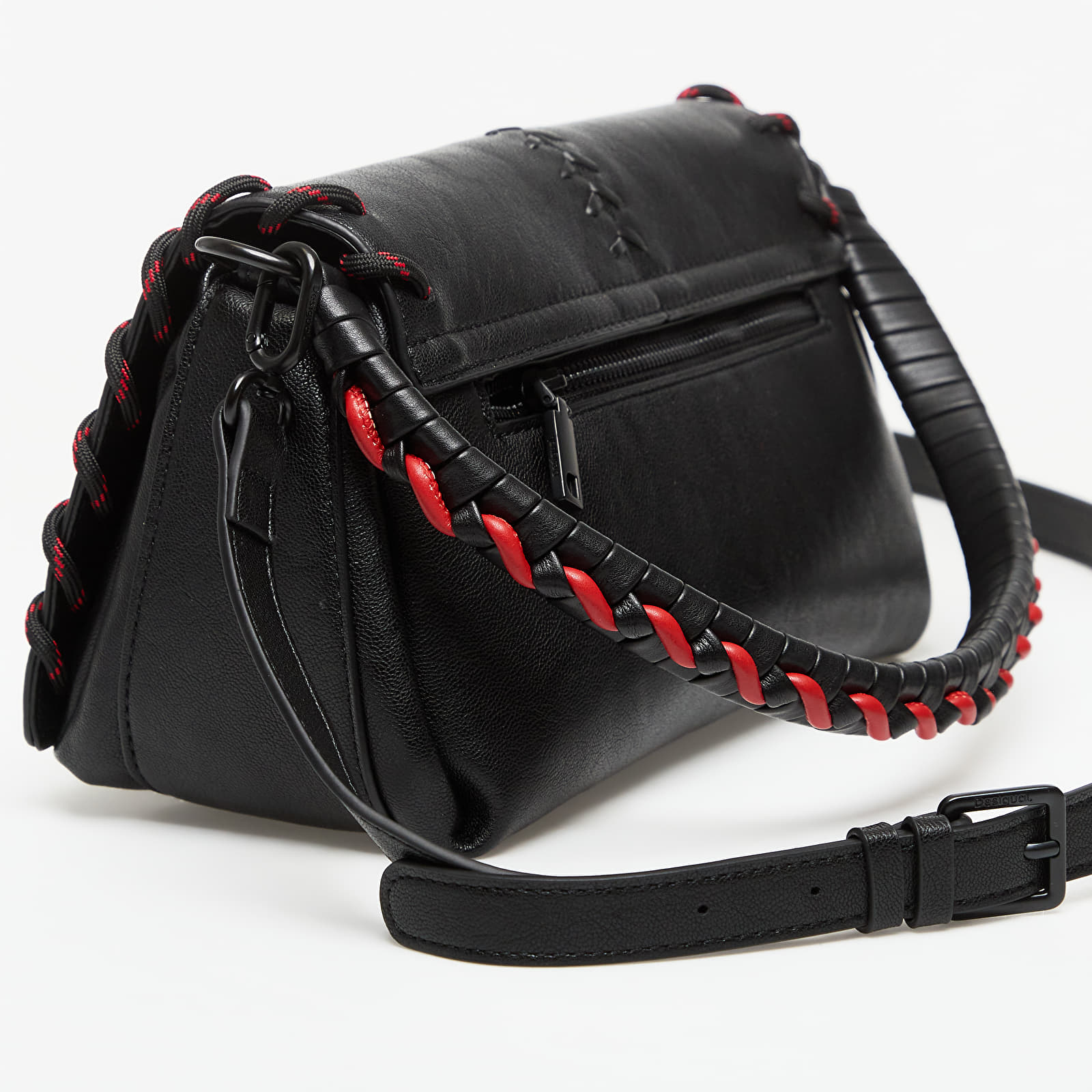 Genți de mână Desigual Bag All Mickey Naron Medium Flap Bags Black