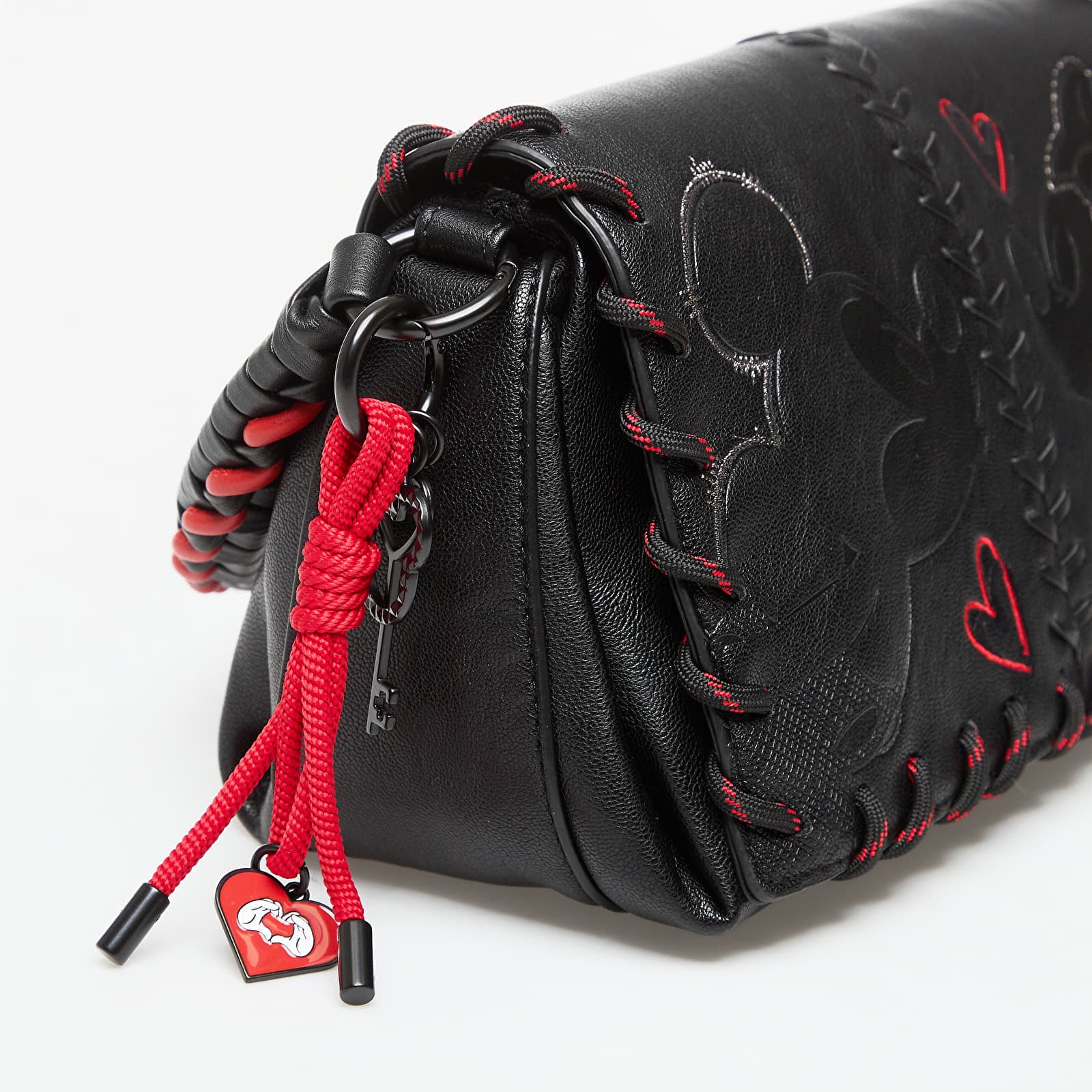 Genți de mână Desigual Bag All Mickey Naron Medium Flap Bags Black