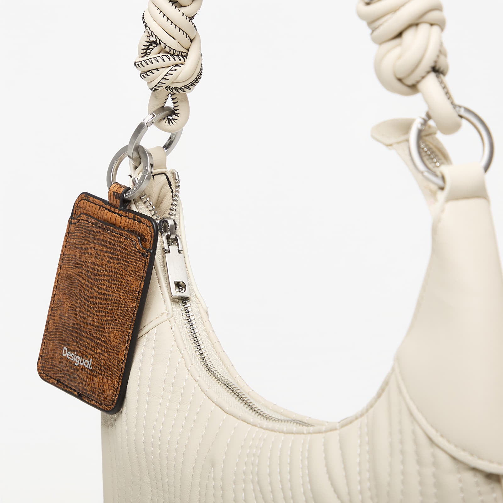 Handtaschen Desigual Bag Helium Calgary Ecru Bags White