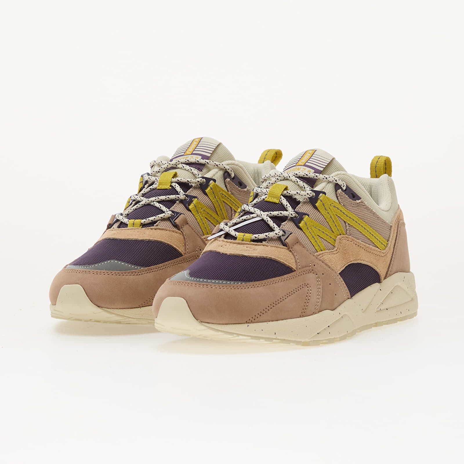 Joggesko og sko for menn Karhu Fusion 2.0 Warm Taupe/ Mango Mint