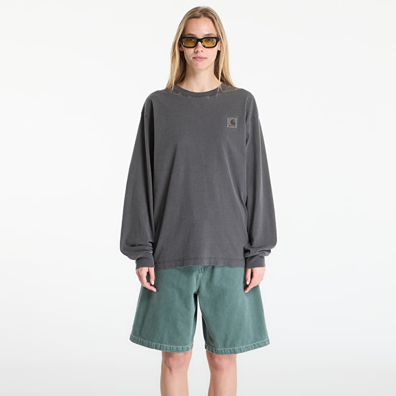 T-Shirt Carhartt WIP L/S Nelson T-Shirt UNISEX Black