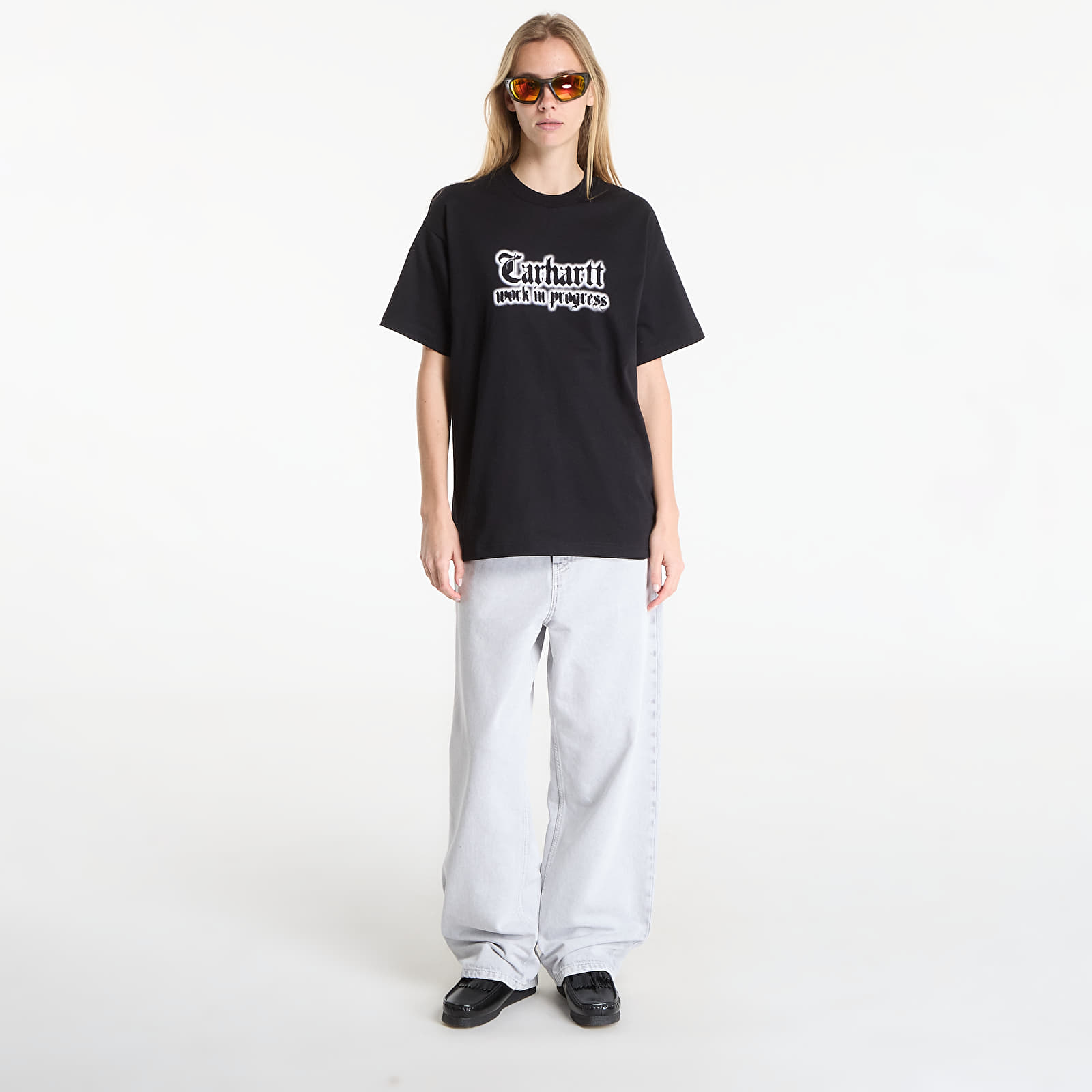 Miesten T-paidat Carhartt WIP S/S World Tour T-Shirt UNISEX Black