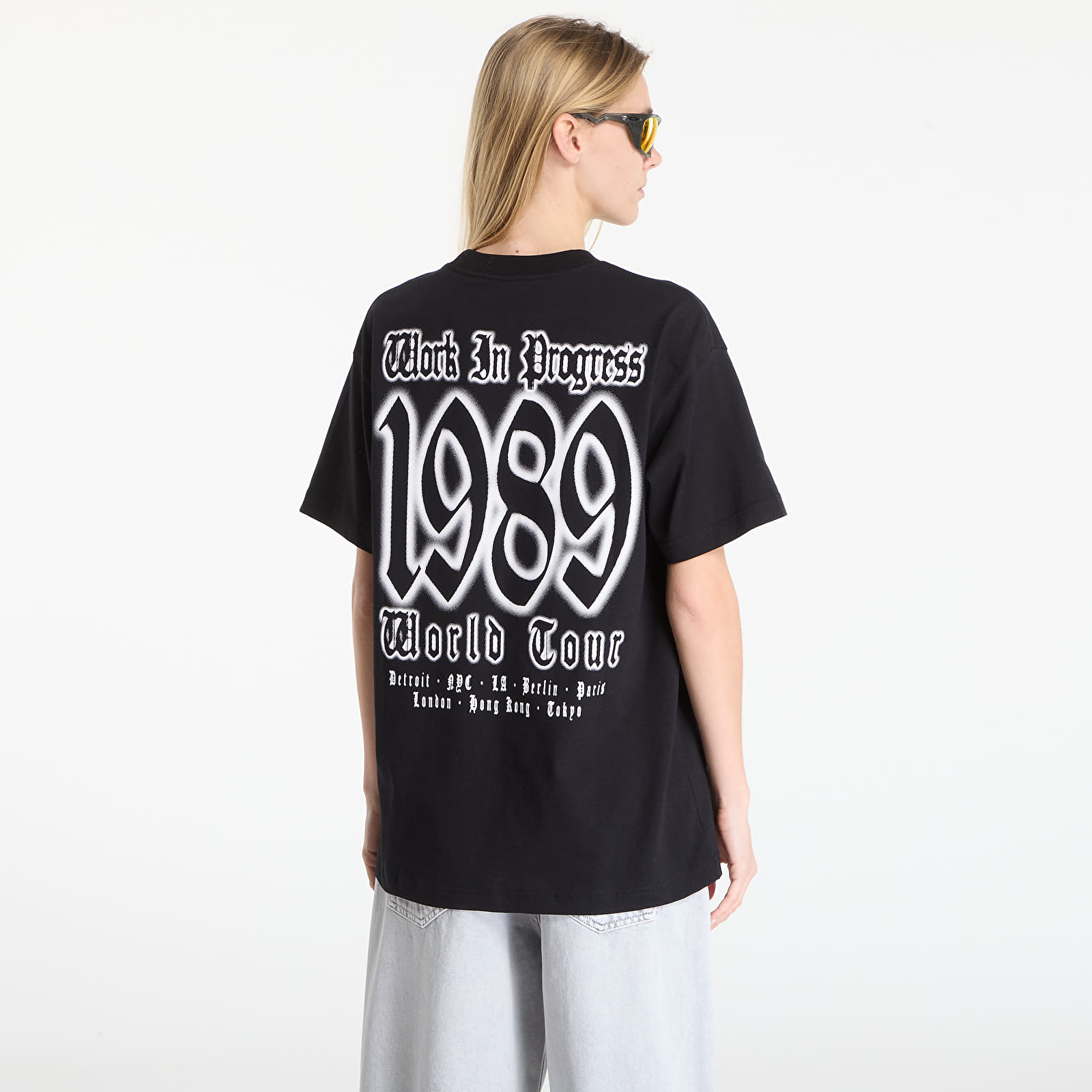 Miesten T-paidat Carhartt WIP S/S World Tour T-Shirt UNISEX Black