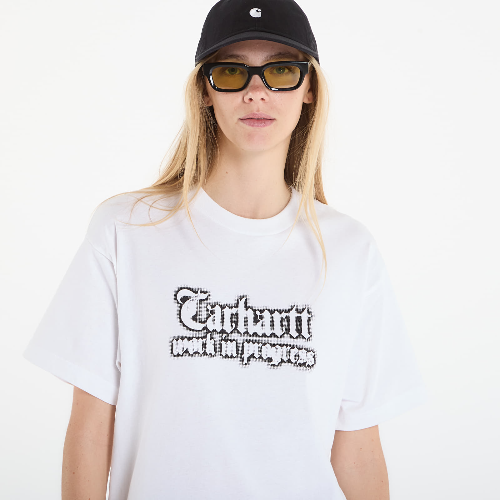 T-shirts til mænd Carhartt WIP S/S World Tour T-Shirt UNISEX White