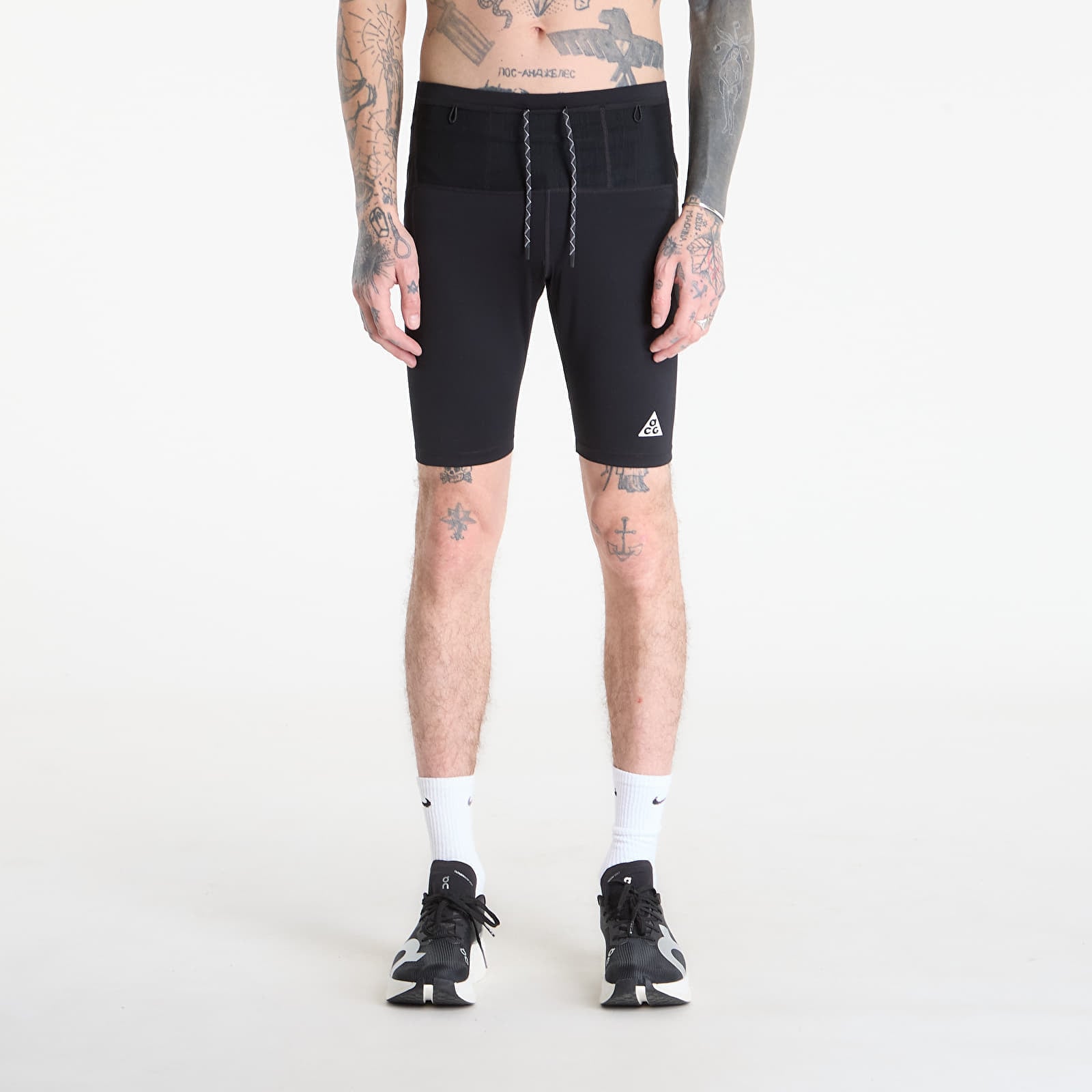 Leggings Nike ACG "Lava Loops" Men's Dri-FIT ADV 1/2-Length Trail Running Tights Black/ Summit White M