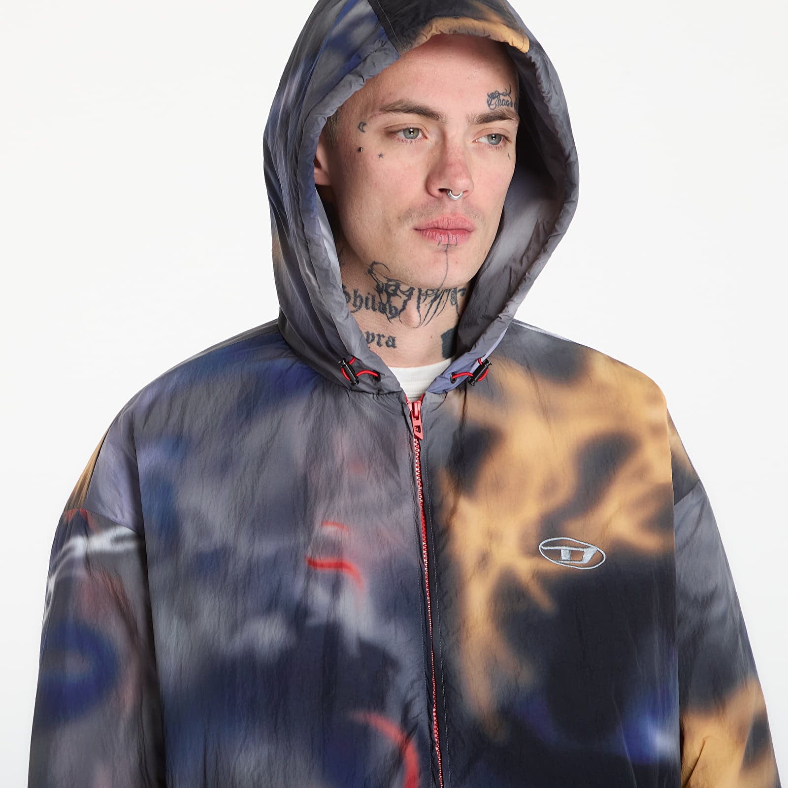 Jakker for menn Diesel J-Mirr Jacket Grey/ Purple