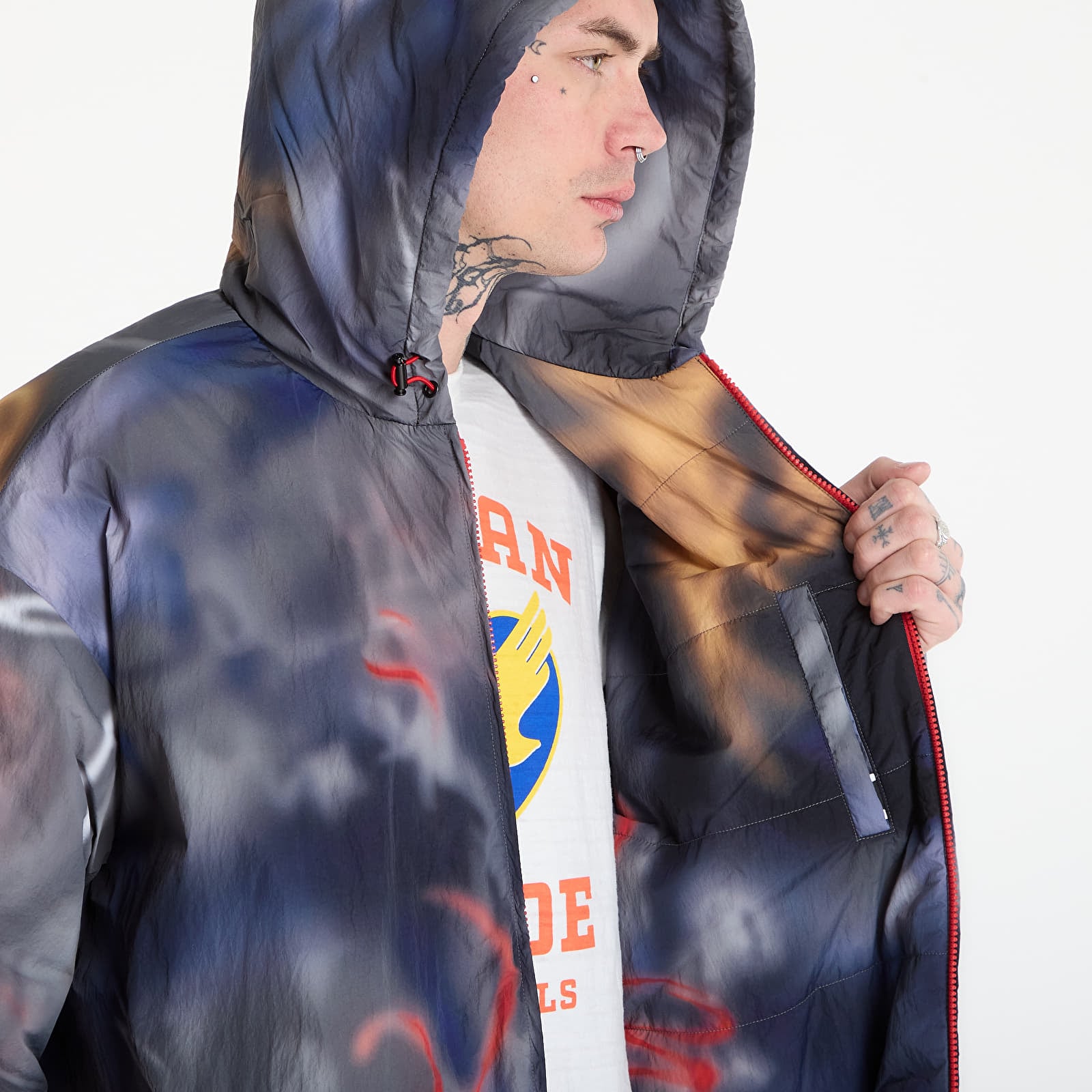 Jakker for menn Diesel J-Mirr Jacket Grey/ Purple