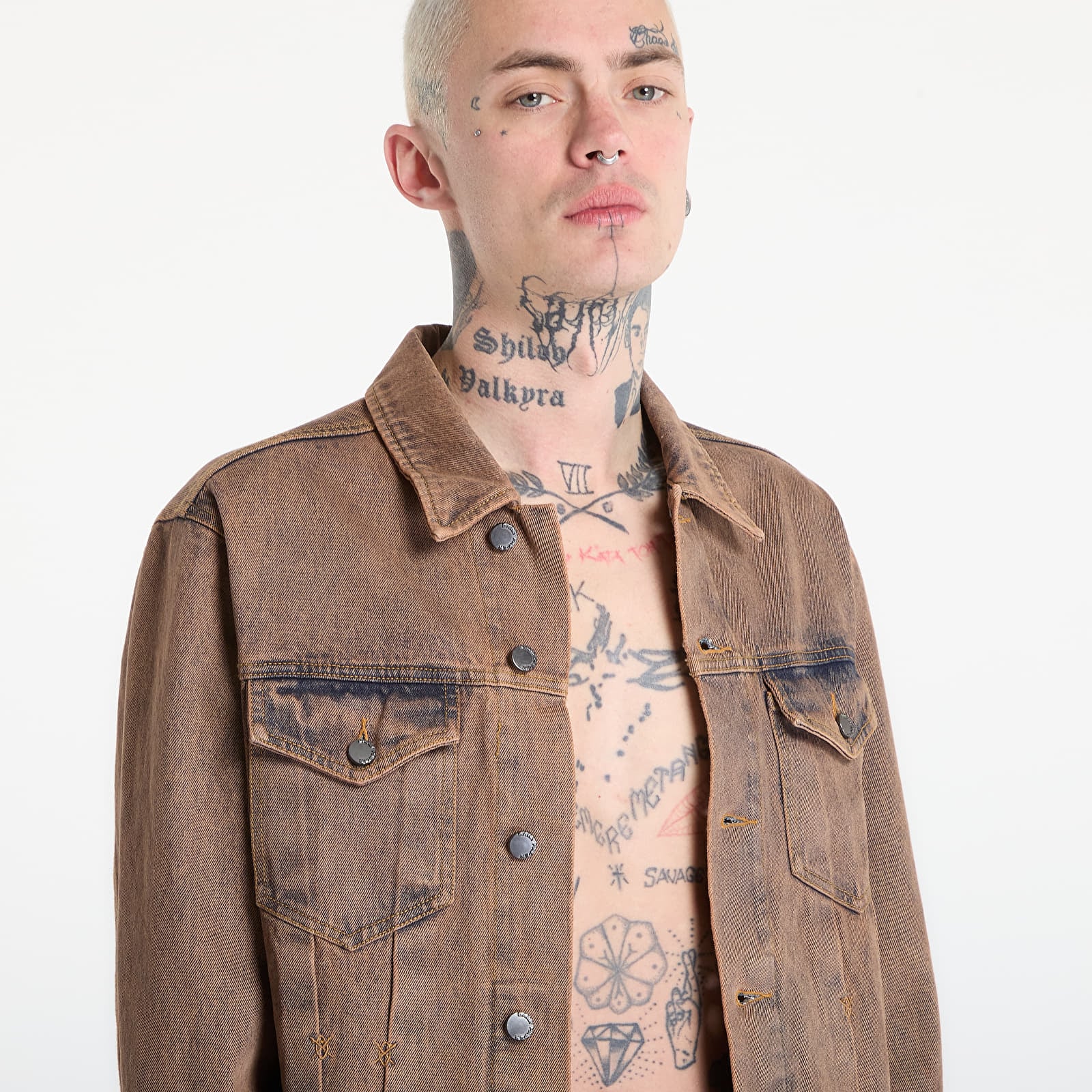 Men's jackets Daily Paper Bomi Denim Jacket Denim