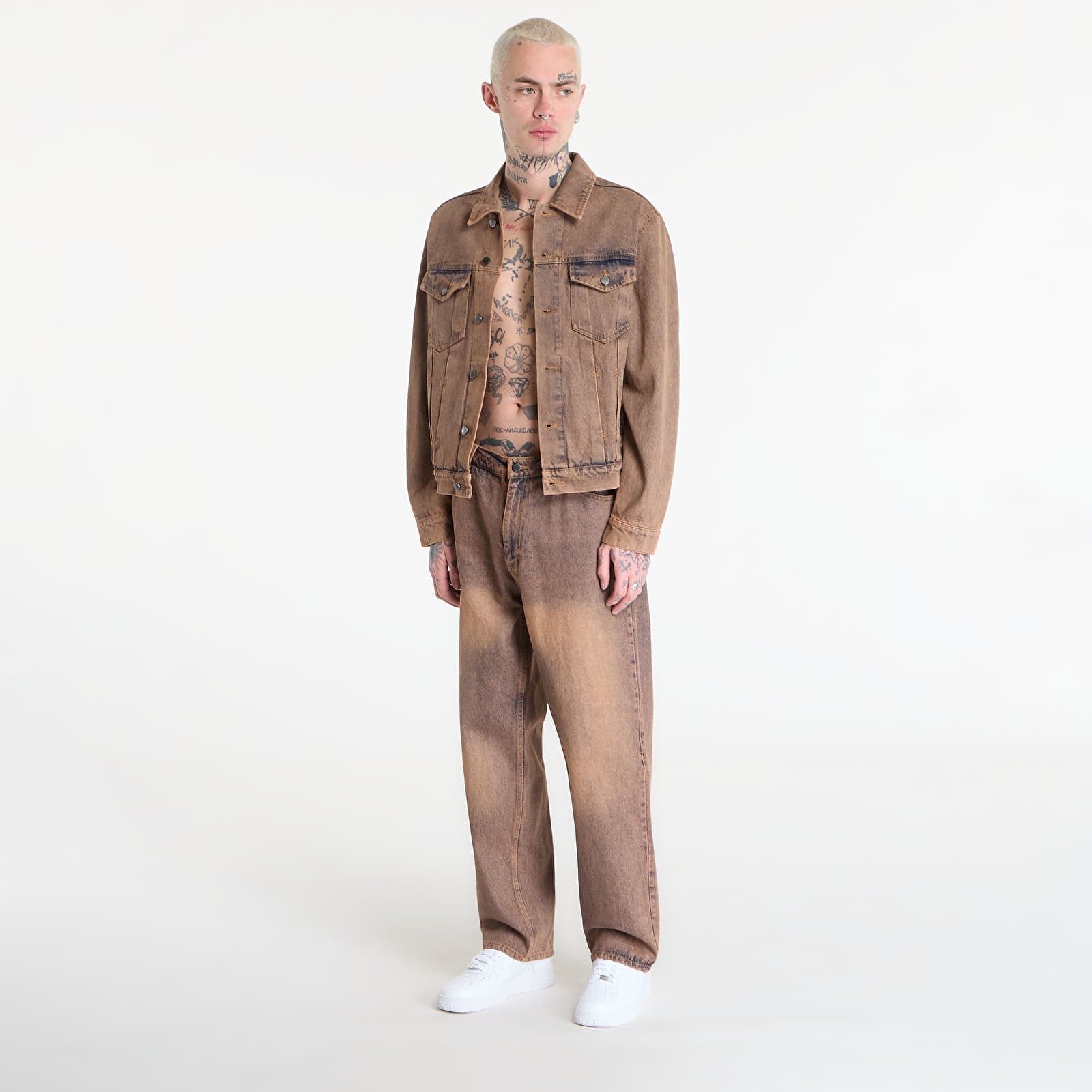 Men's jackets Daily Paper Bomi Denim Jacket Denim