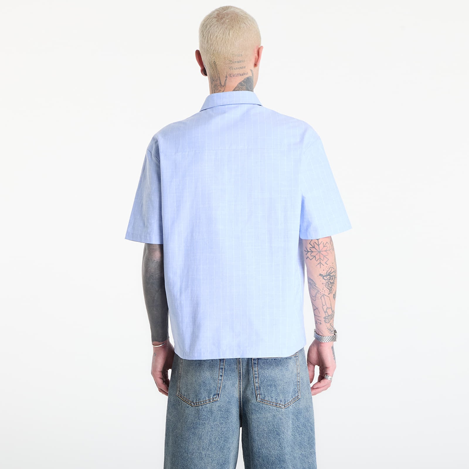 Shirts Daily Paper Script Ss Shirt Blue