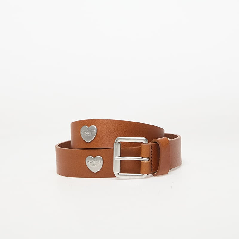 Belte Carhartt WIP Tylor Belt Cognac/ Silver