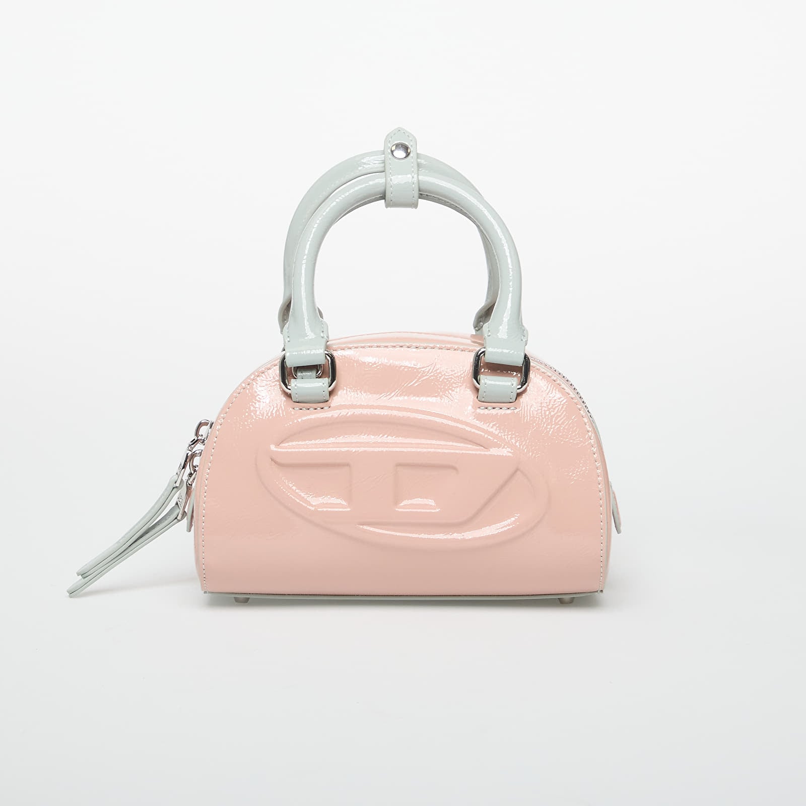 Women's handbags Diesel 1Dr 2.0 Dome Crossbody Cross Bodybag Pink/ Light Blue