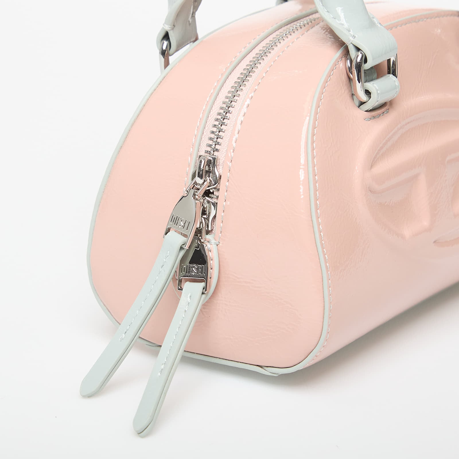 Women's handbags Diesel 1Dr 2.0 Dome Crossbody Cross Bodybag Pink/ Light Blue