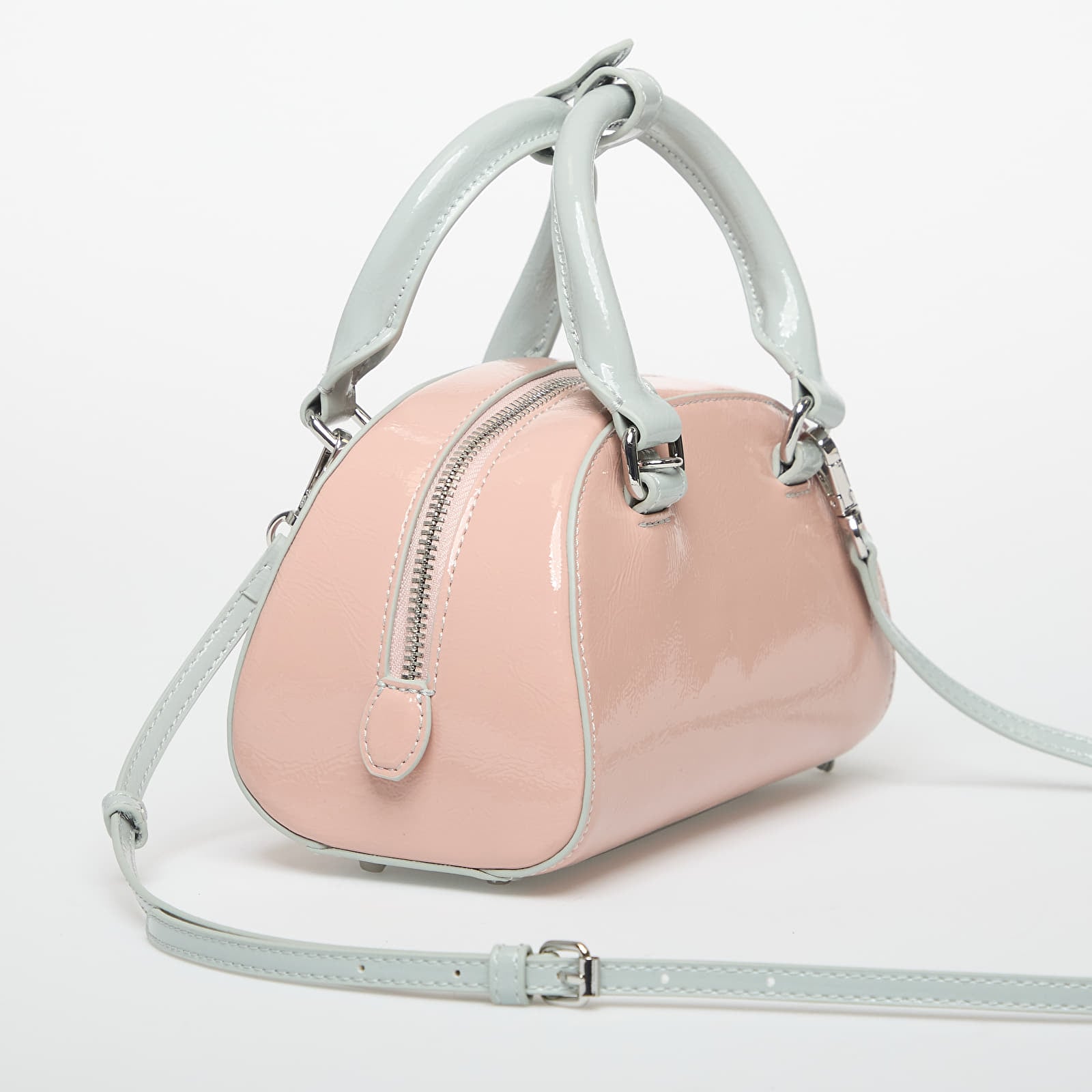 Women's handbags Diesel 1Dr 2.0 Dome Crossbody Cross Bodybag Pink/ Light Blue