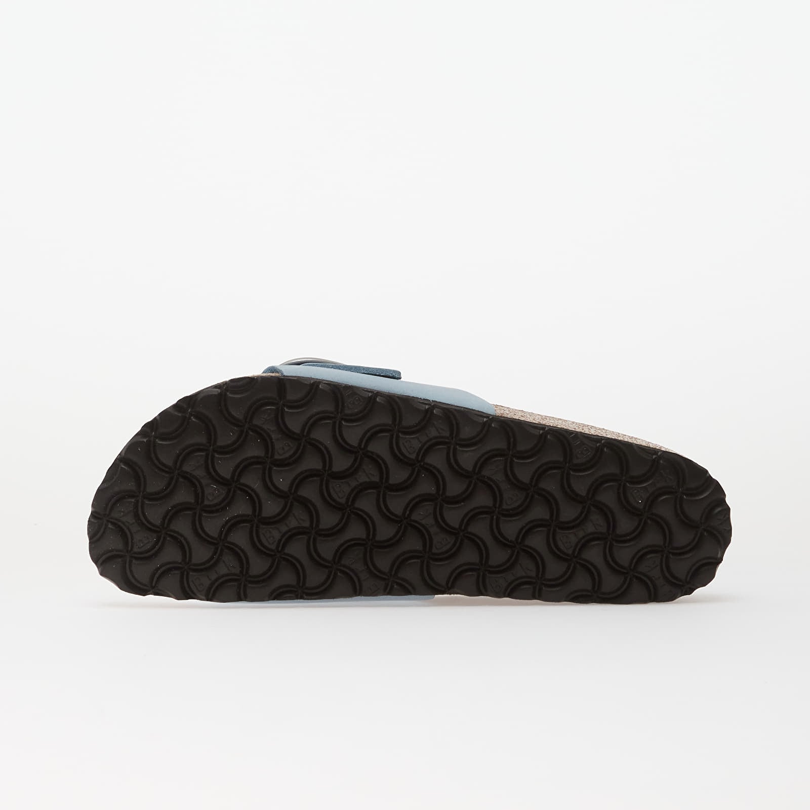 Women's sneakers and shoes Birkenstock Madrid Big Buckle Nubuck Leather Women Baby Blue