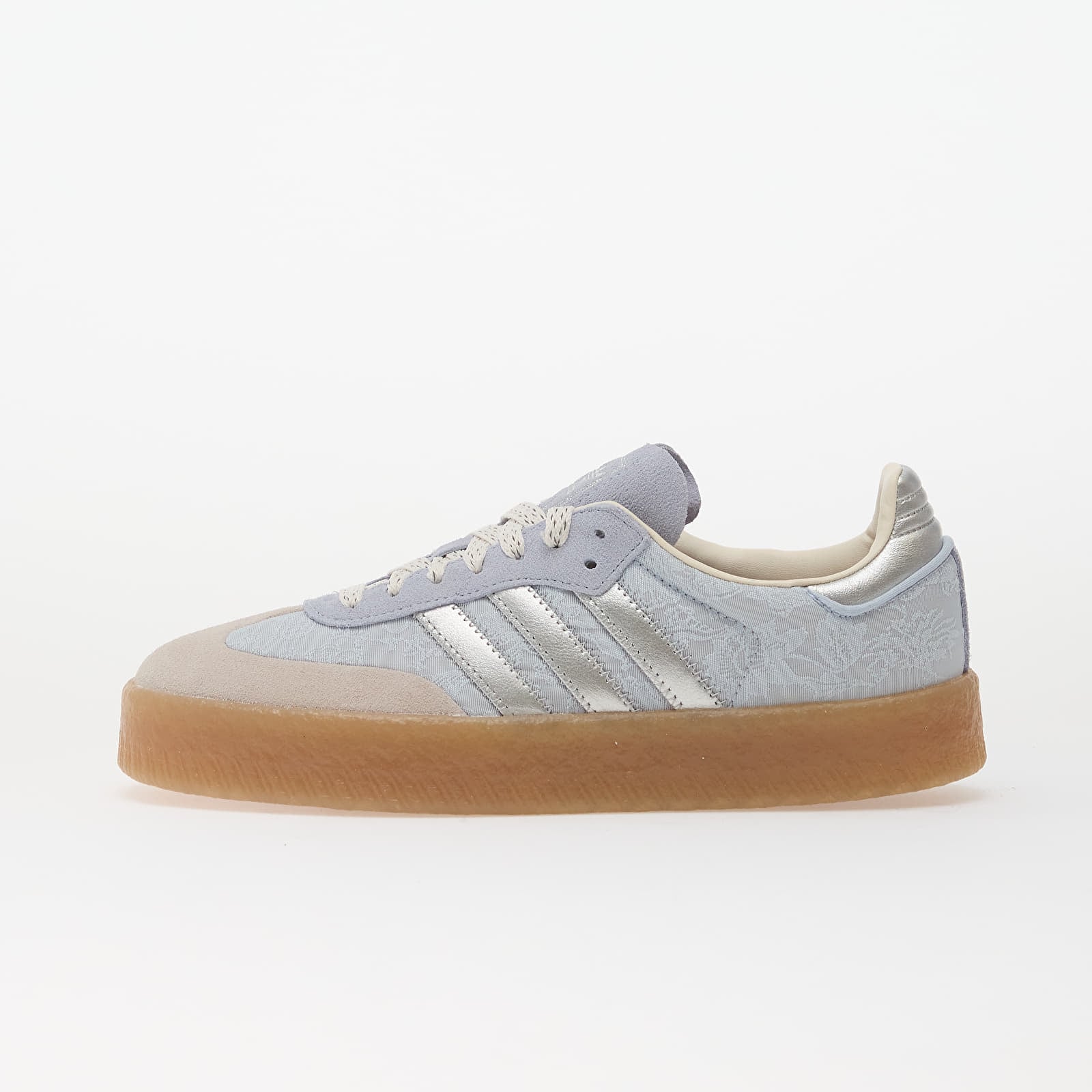 Naisten lenkkarit ja kengät adidas Sambae Crystal Sky/ Silver Met./ Chalk Pearl
