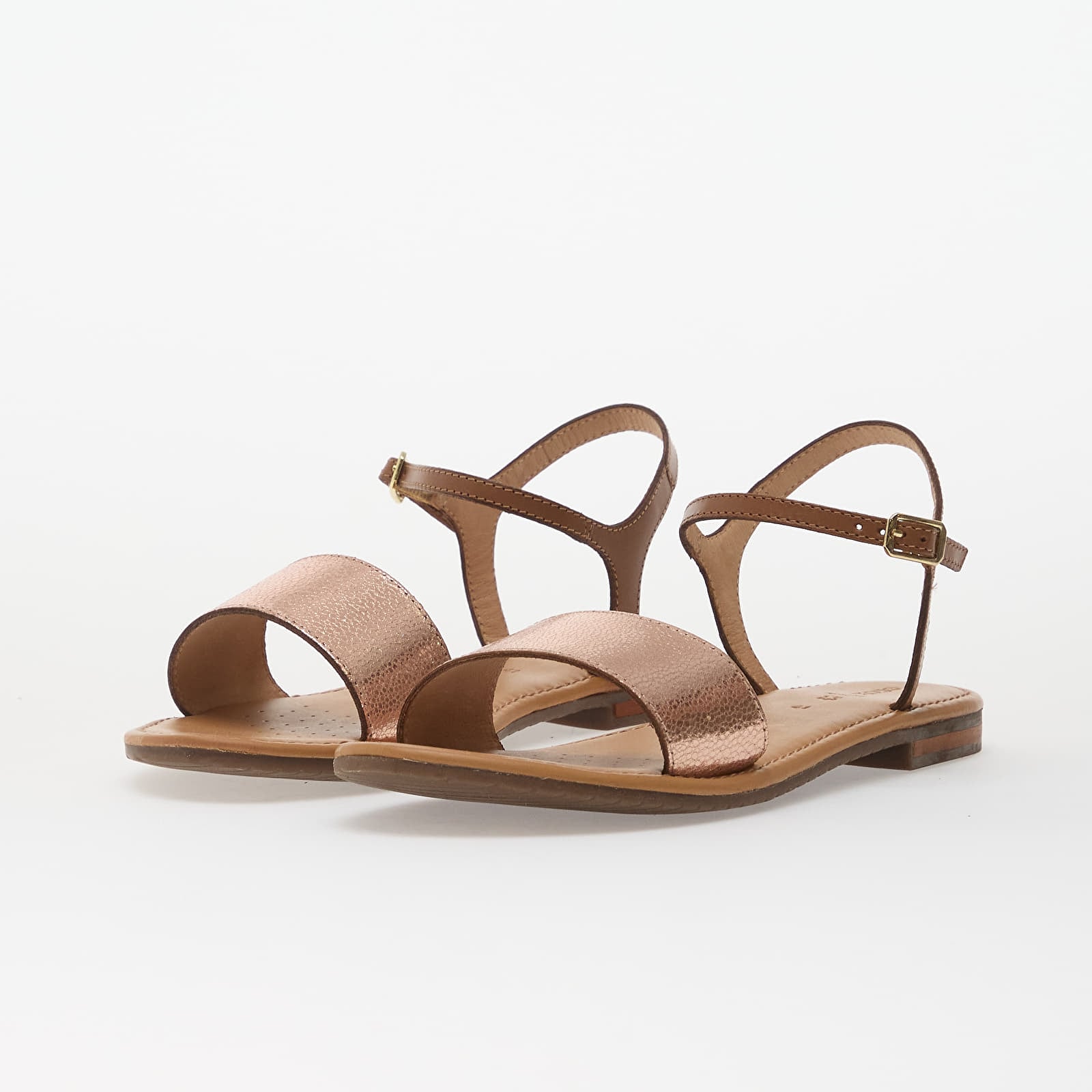 Moteriški sportiniai bateliai ir avalynė Geox D Sozy S Rose Gold/ Camel