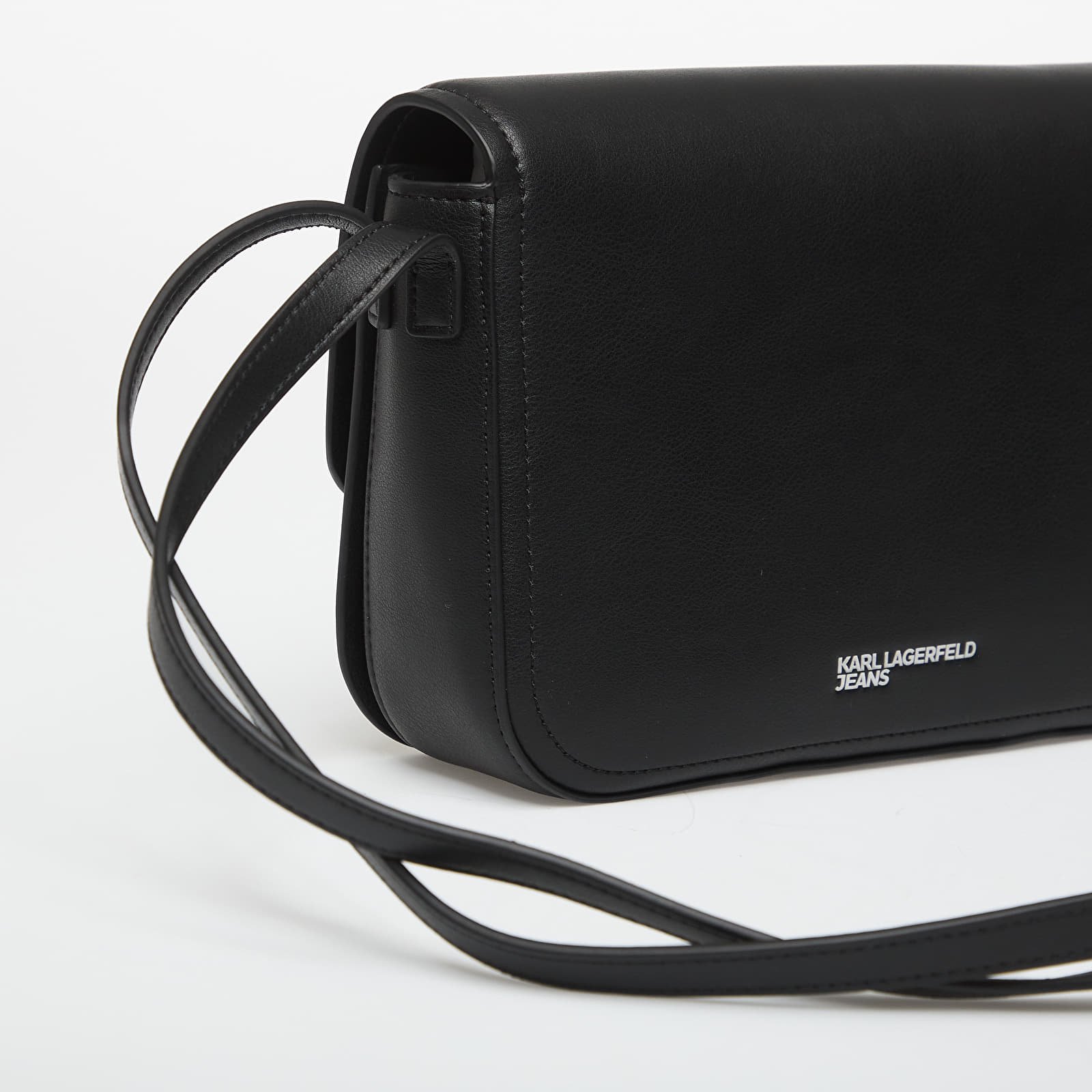 Sieviešu rokassomiņas Karl Lagerfeld Jeans K Logo Saddle Bag Black