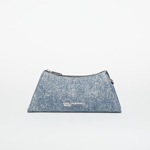 Karl Lagerfeld Jeans Denim Chain Sm Shoulderbag Washed Medium Blue