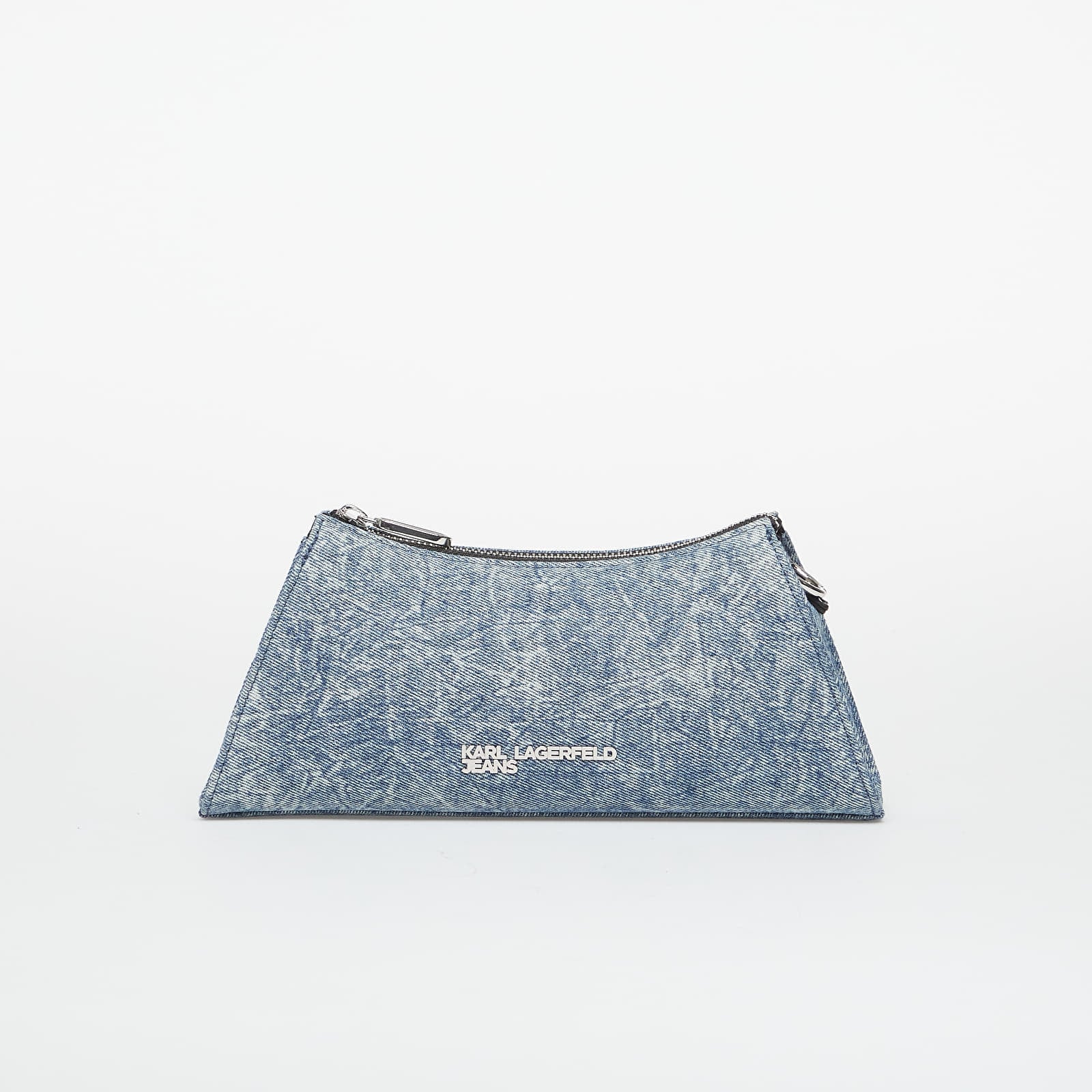 Rokassomas Karl Lagerfeld Jeans Denim Chain Sm Shoulderbag Washed Medium Blue