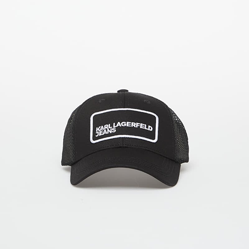 Casquette Karl Lagerfeld Jeans Cotton Trucker Cap Black