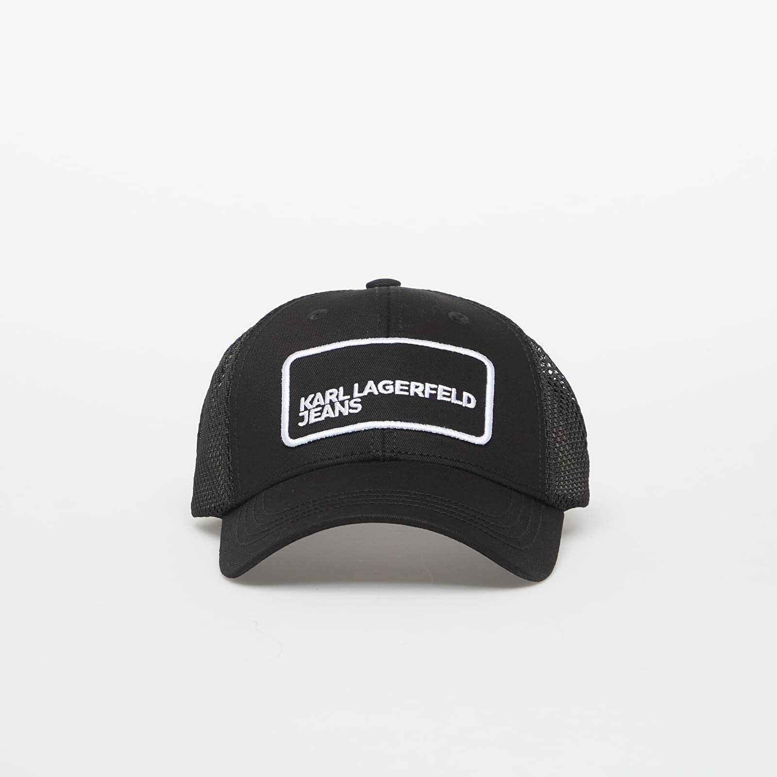 Kšiltovky Karl Lagerfeld Jeans Cotton Trucker Cap Black