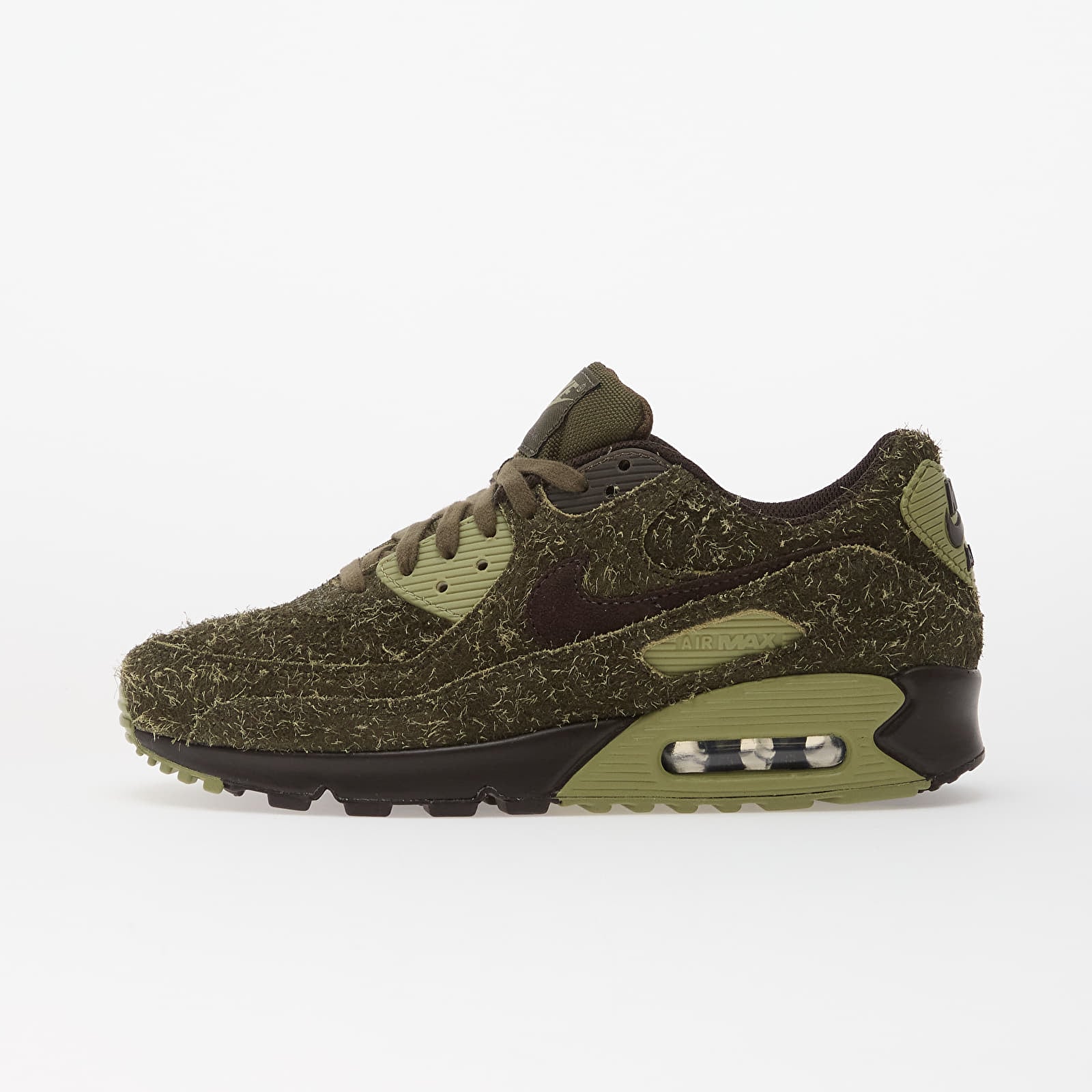 Joggesko og sko for menn Nike Air Max 90 Premium Cargo Khaki/ Velvet Brown-Old Moss