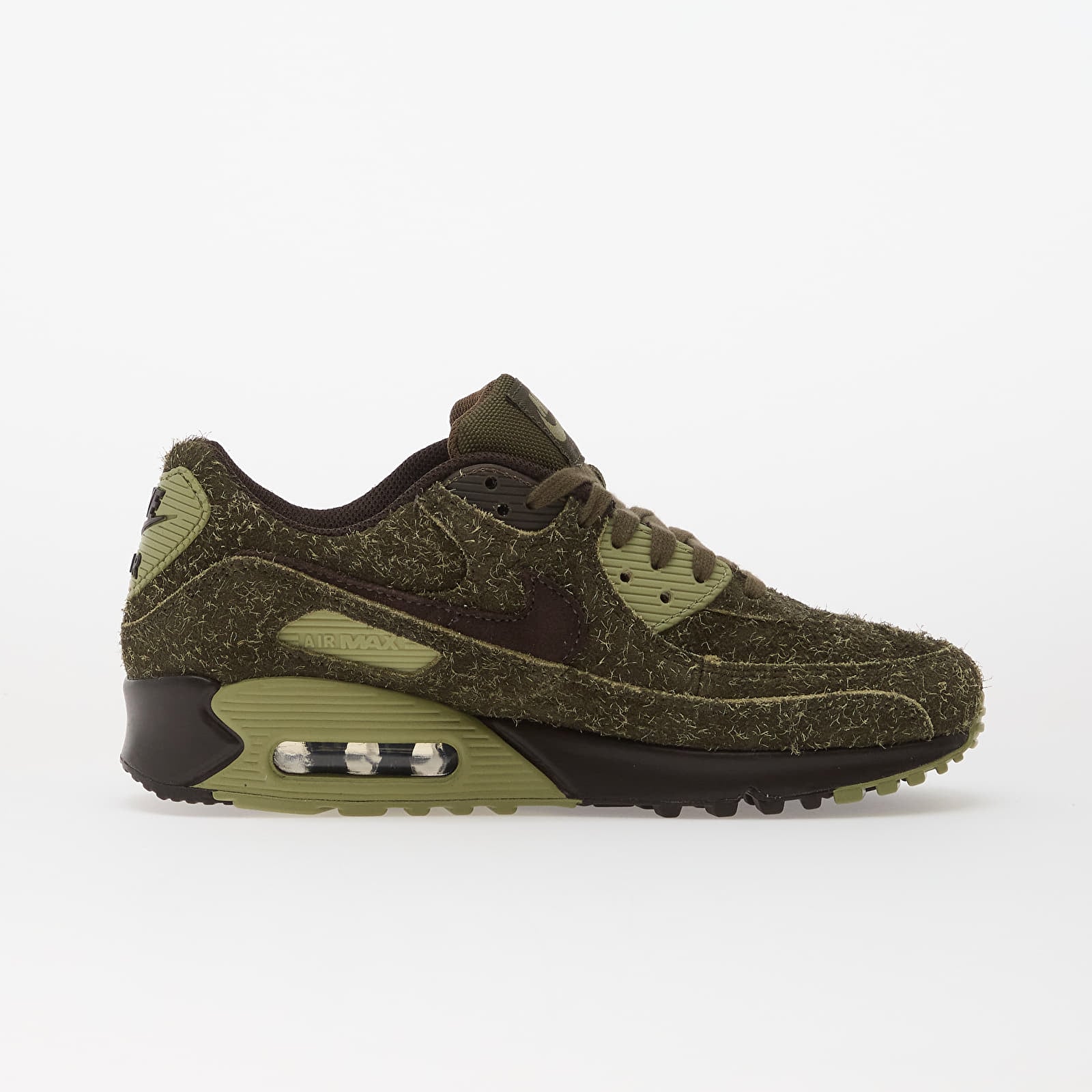 Joggesko og sko for menn Nike Air Max 90 Premium Cargo Khaki/ Velvet Brown-Old Moss