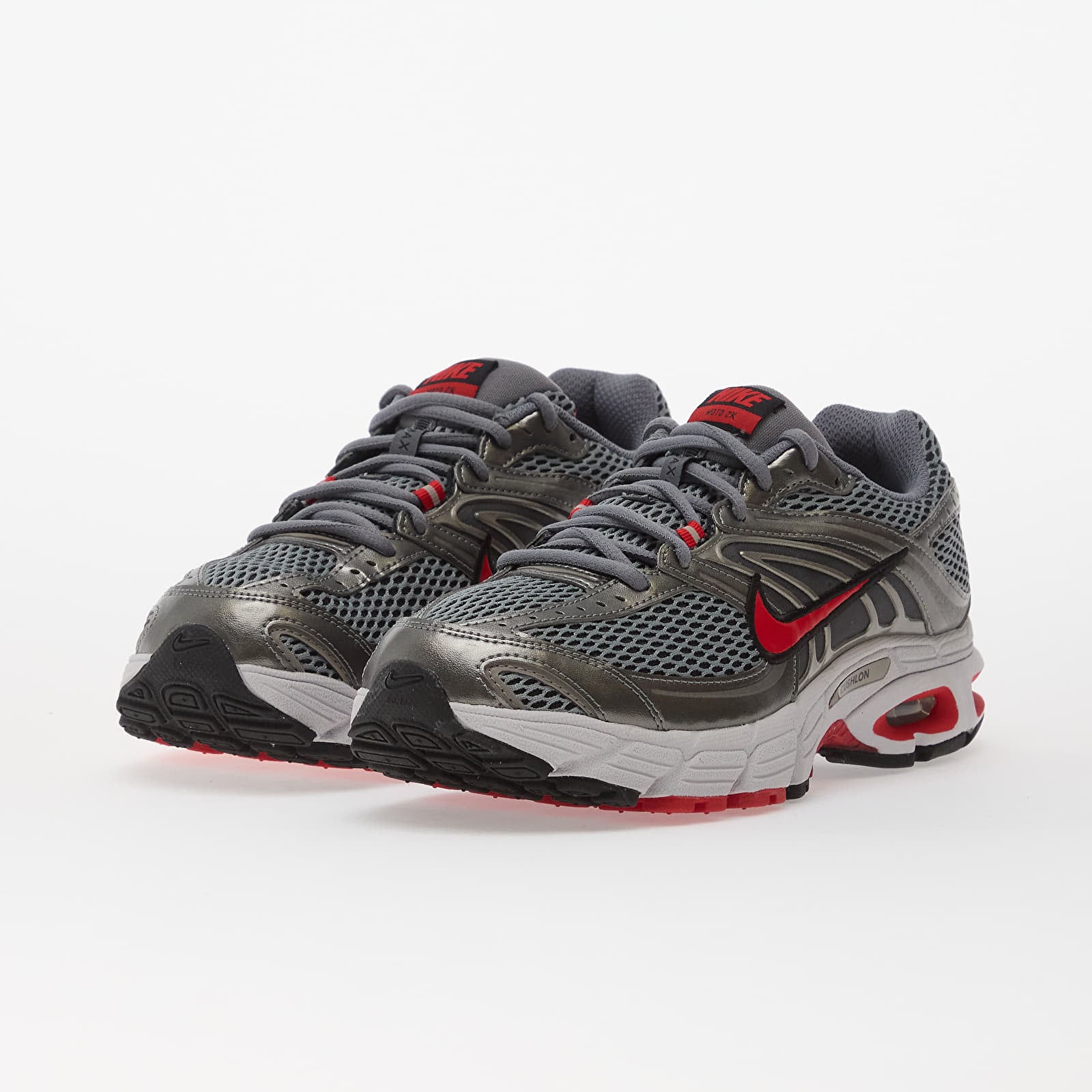 Pánské tenisky a boty Nike Air Max Moto 2K Smoke Grey/ University Red-Black