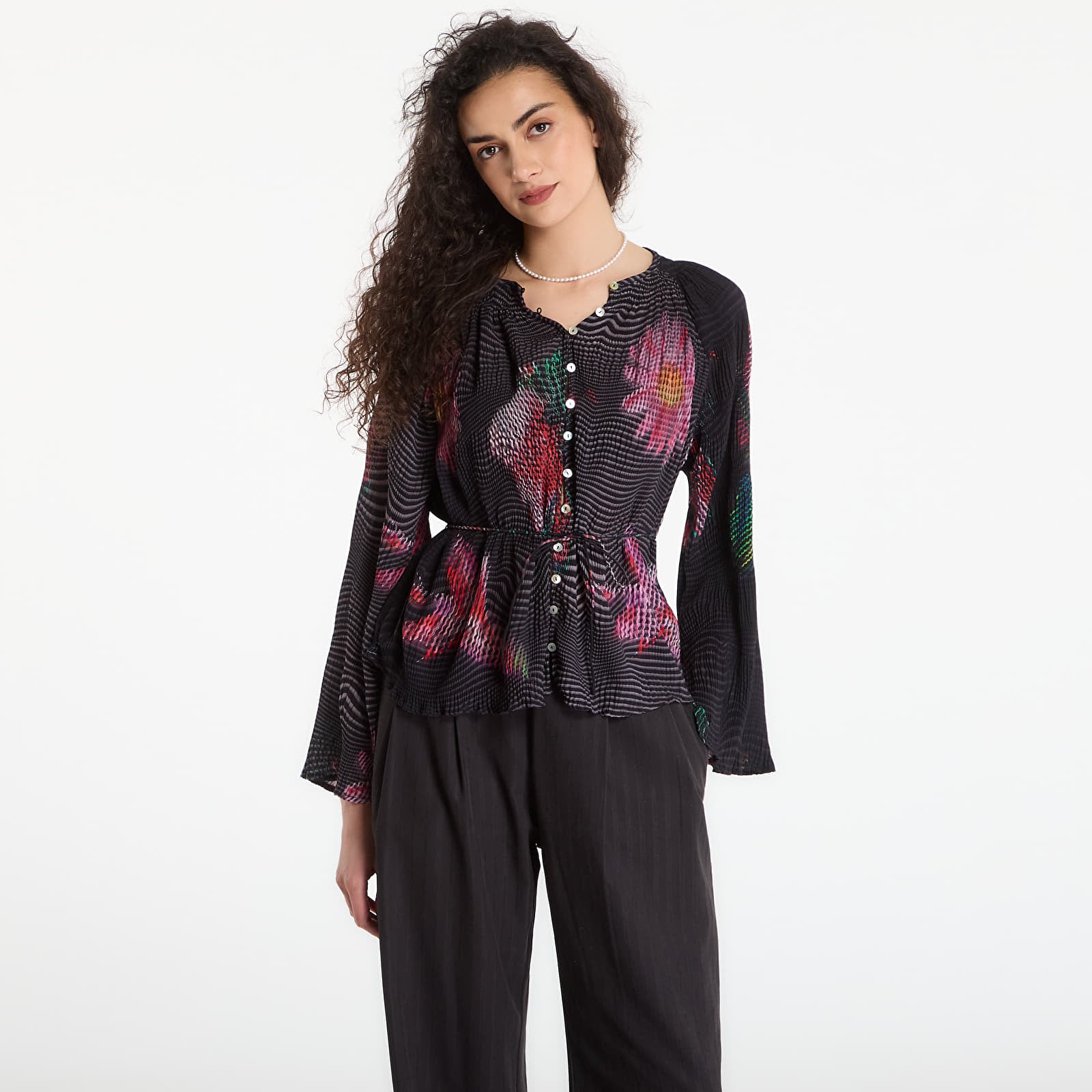 Topi Desigual Blus Roce Blouse Black