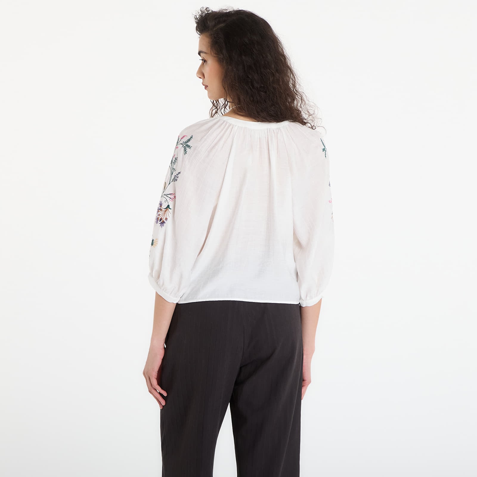 Shirts Desigual Blus Roman Blouse White
