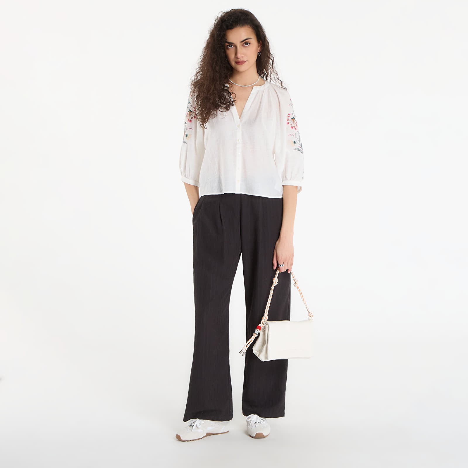 Shirts Desigual Blus Roman Blouse White