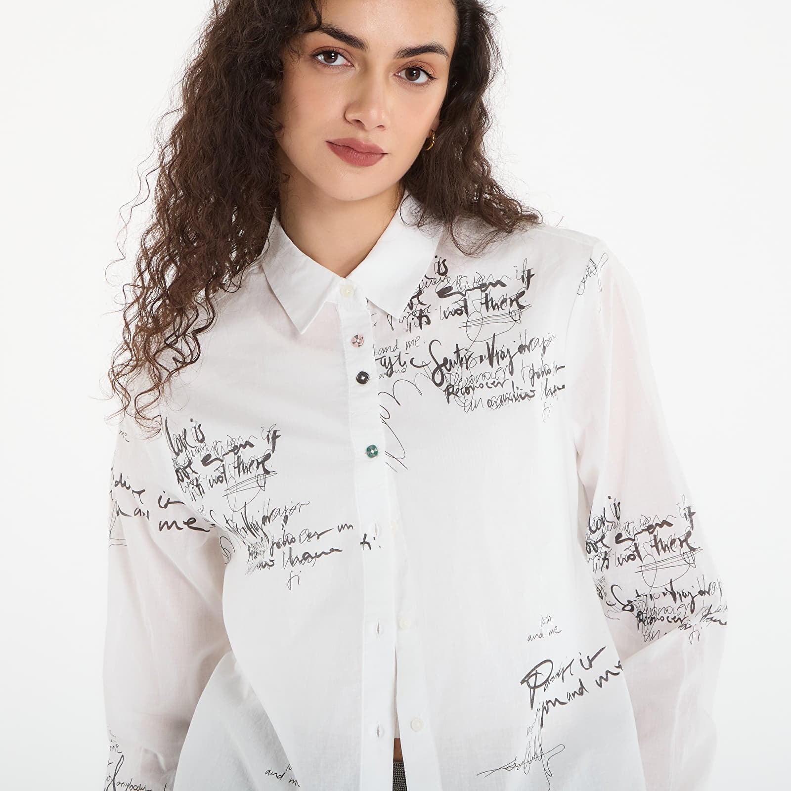 Shirts Desigual Cam Bask Shirt White