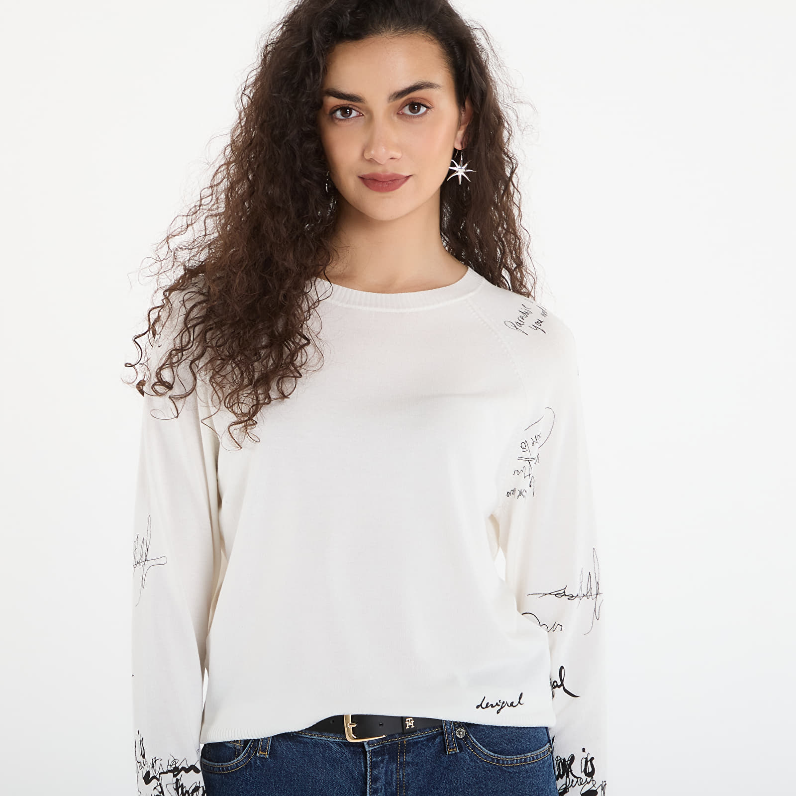 Pullover Desigual Jers Marquette Pullover White