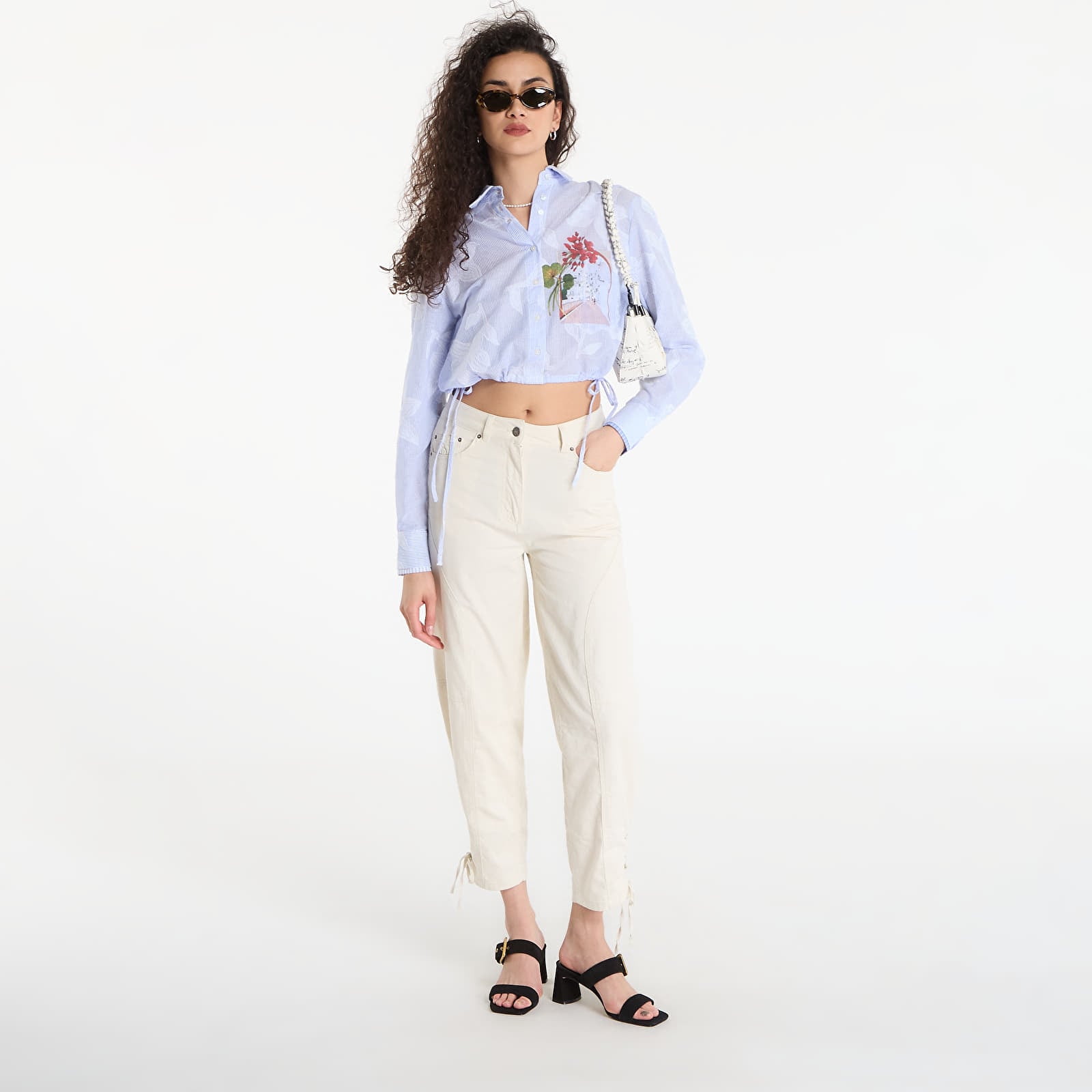 Pantaloni Desigual Pant Troy Pants Material Finishes