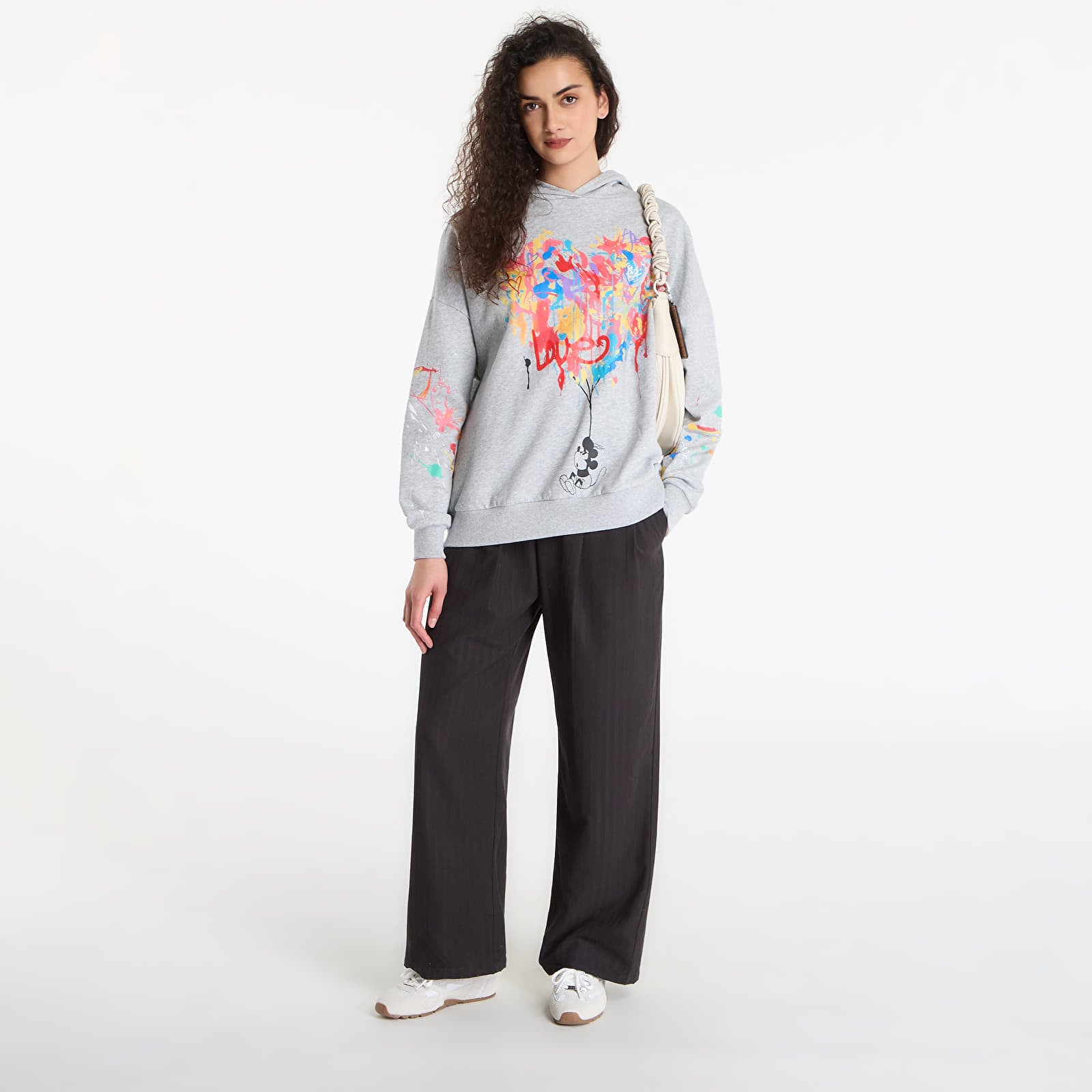 Mikiny Desigual Sweat Cor Mickey Sweat Black