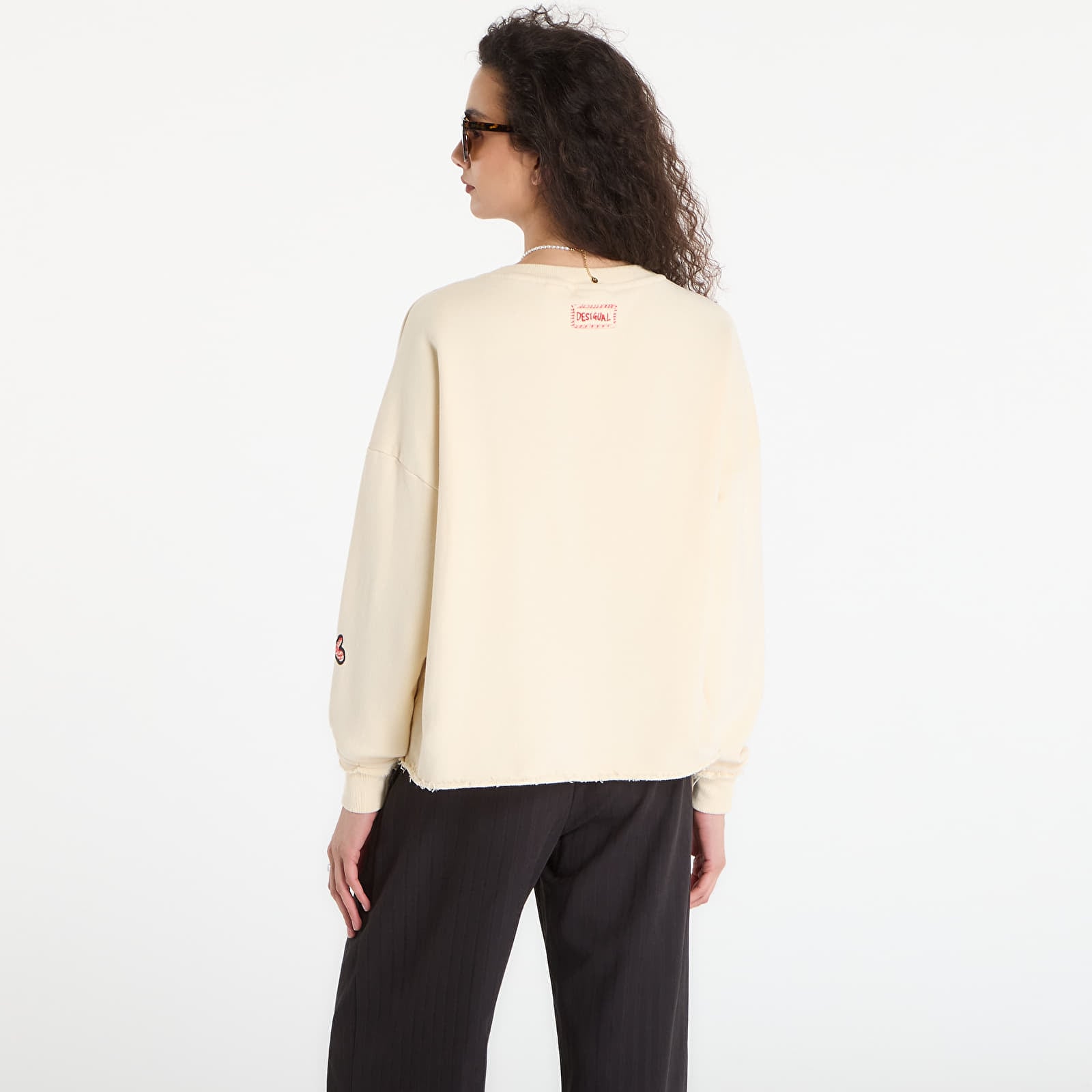 Kapuutsikud ja kampsunid Desigual Sweat Muak Mickey Sweat Beige