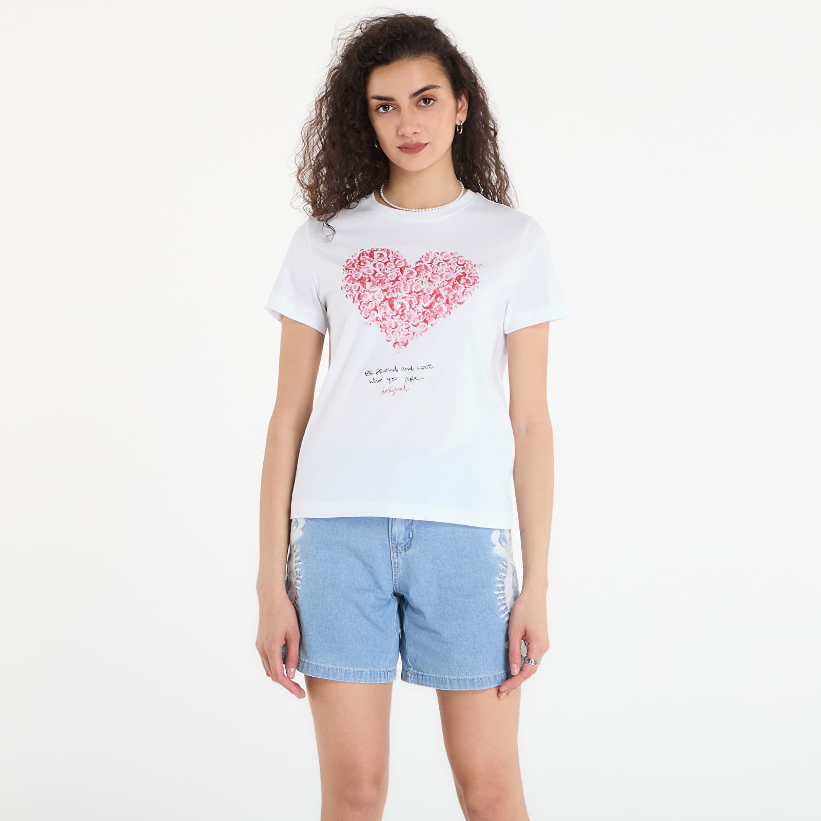 Tričká Desigual Ts Cor T-Shirt White