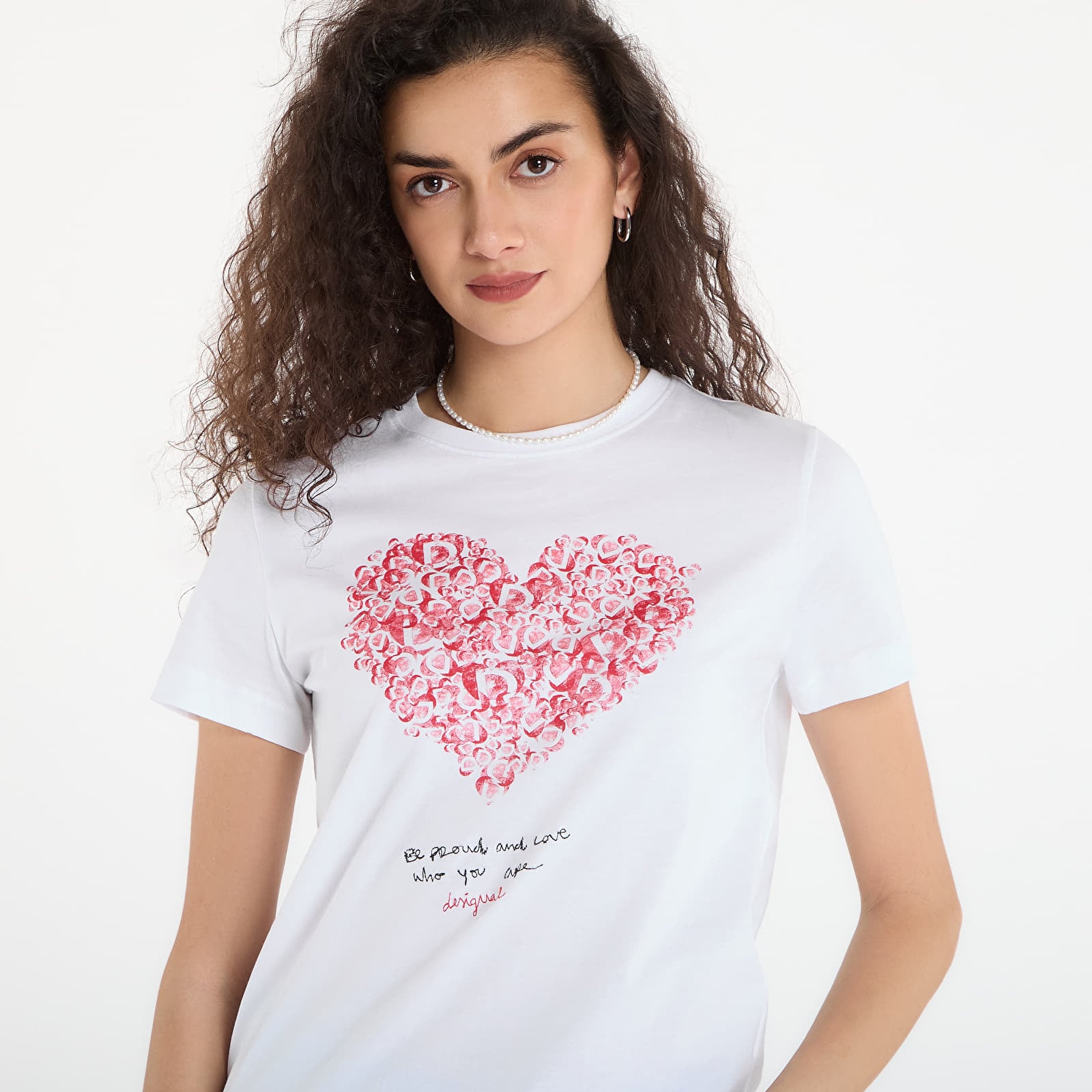Tričká Desigual Ts Cor T-Shirt White